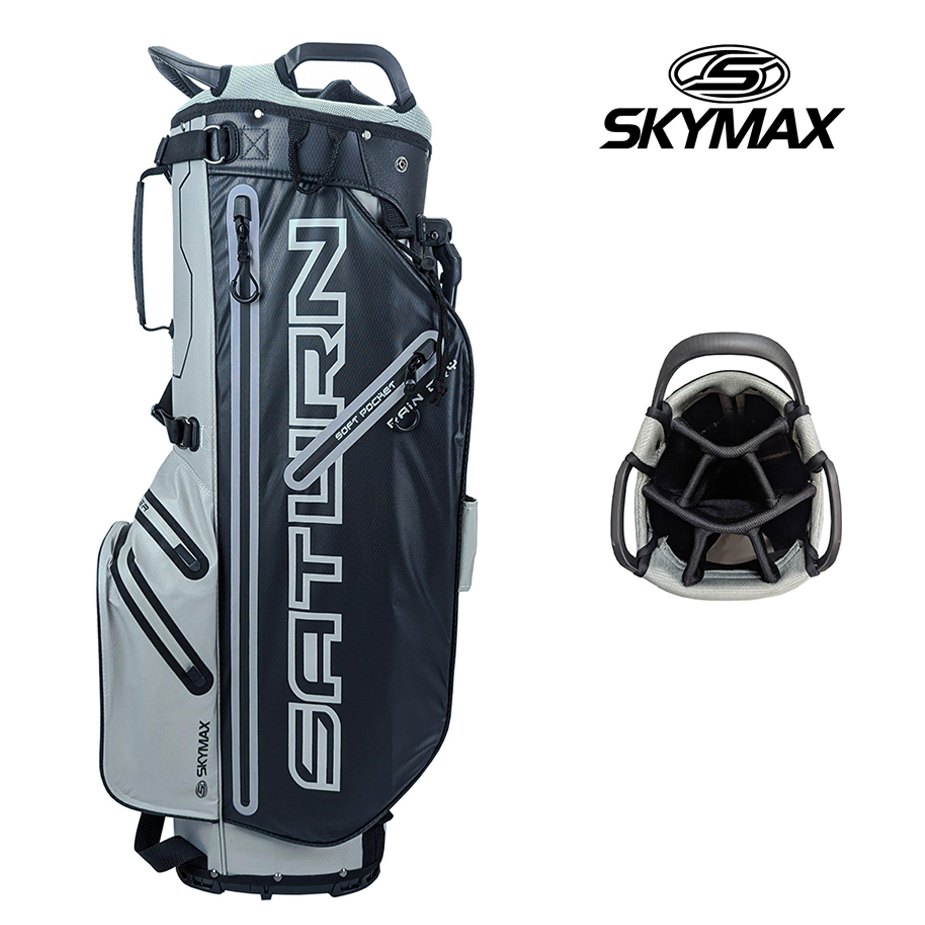 Grey/Black - Skymax - Skymax Saturn Rain Dry Hybrid Stand Bag - 2