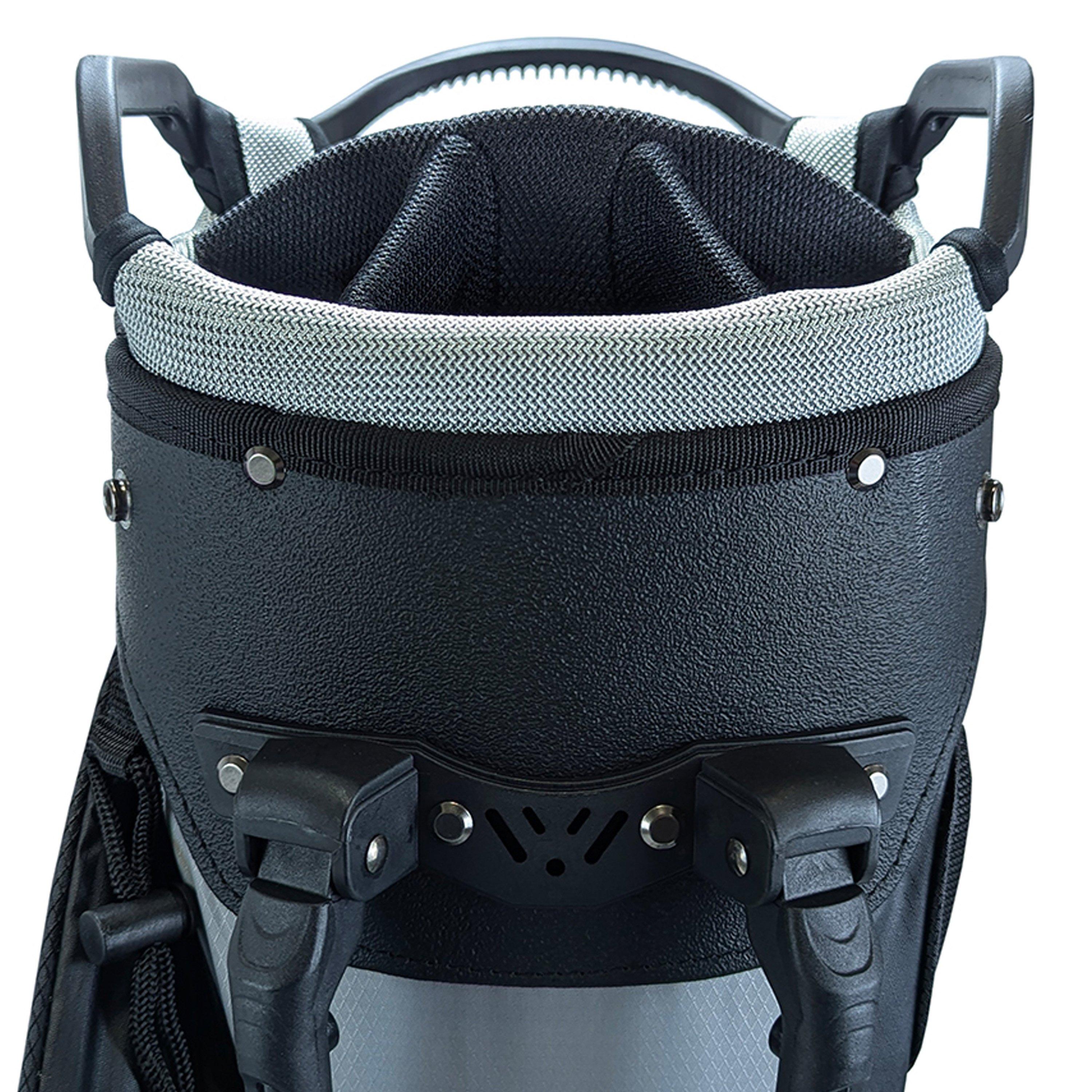 Grey/Black - Skymax - Skymax Saturn Rain Dry Hybrid Stand Bag - 3