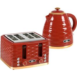 HOMCOM HOMCOM Kettle and 4 Slice Toaster Set