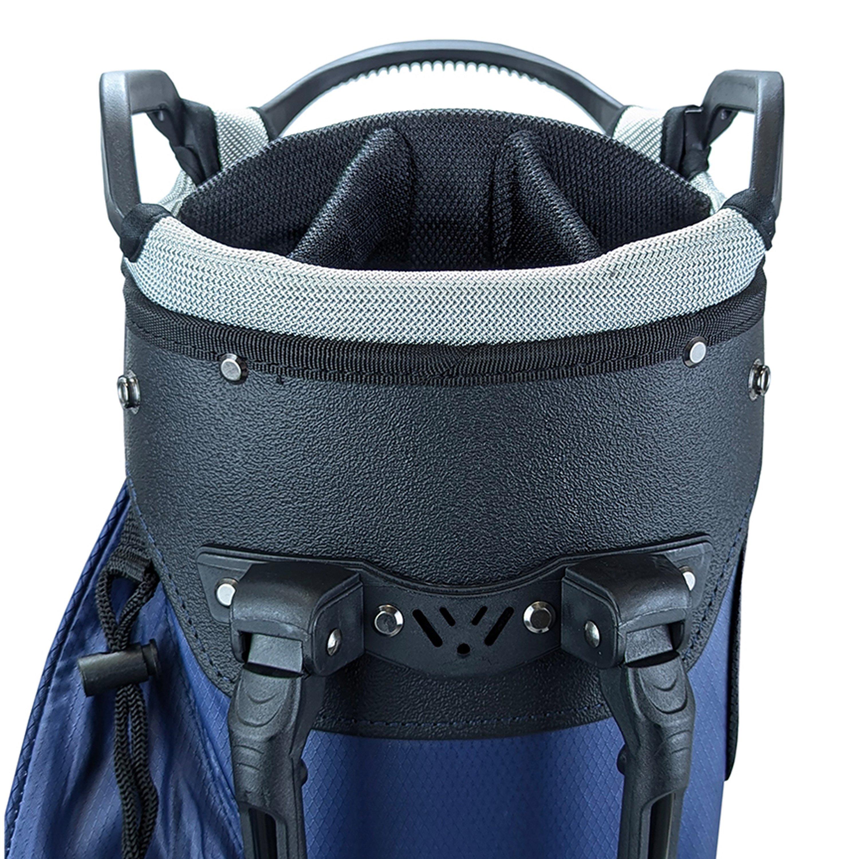 Navy/Grey/White - Skymax - Skymax Saturn Rain Dry Hybrid Stand Bag - 3