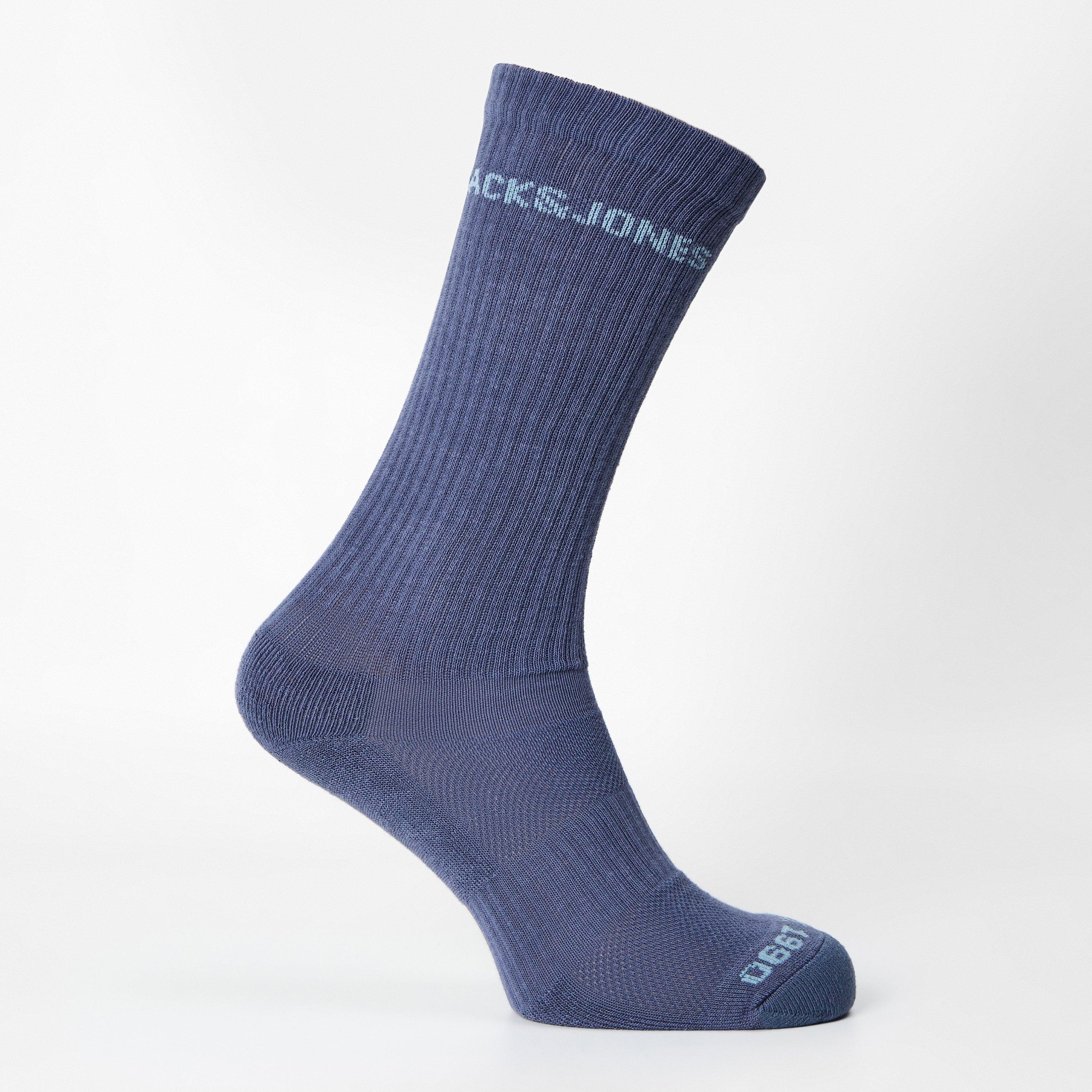 Natblå - Jack and Jones - Men's Crew Sock - 2