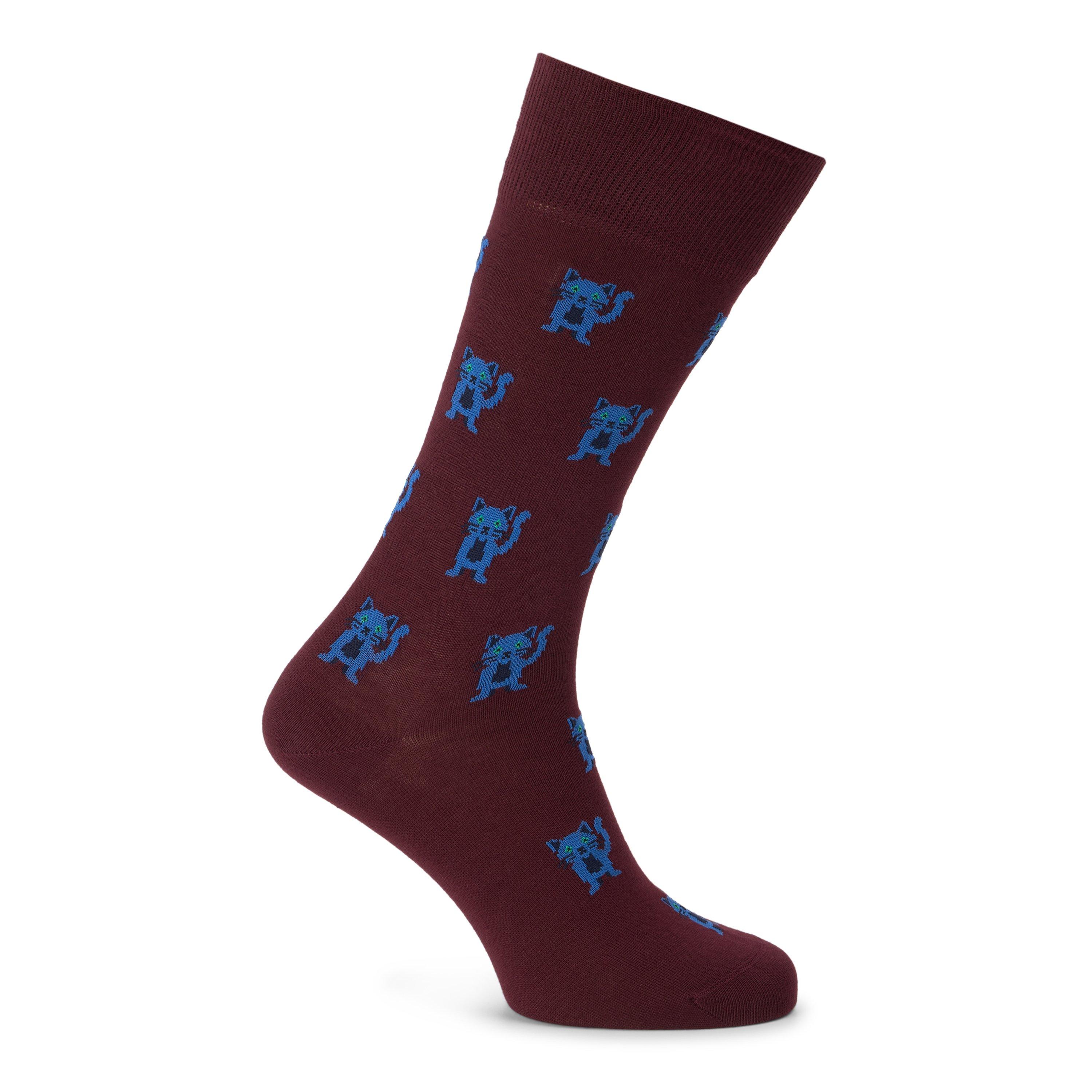 RED - Paul Smith - PS MEN SOCK MIRO CAT Red - 1