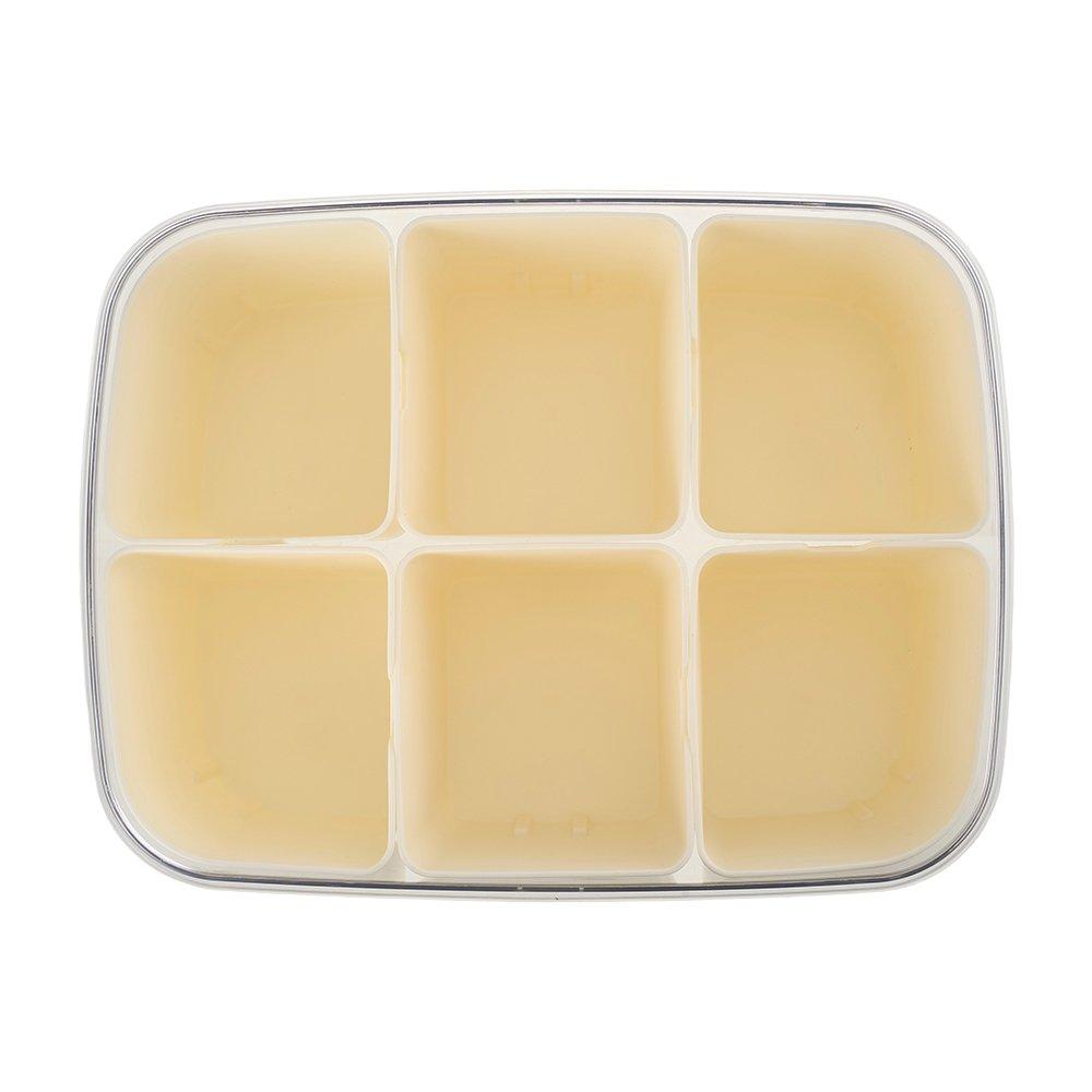 Cream2 - LIFE IDEAS - 2pcs Airtight Fridge Storage Container - 10