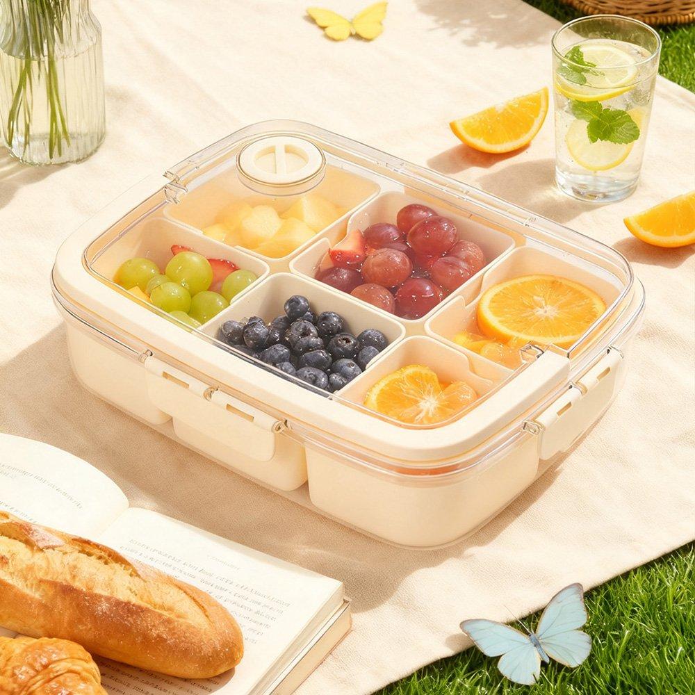 Cream1 - LIFE IDEAS - 2pcs Airtight Fridge Storage Container - 13