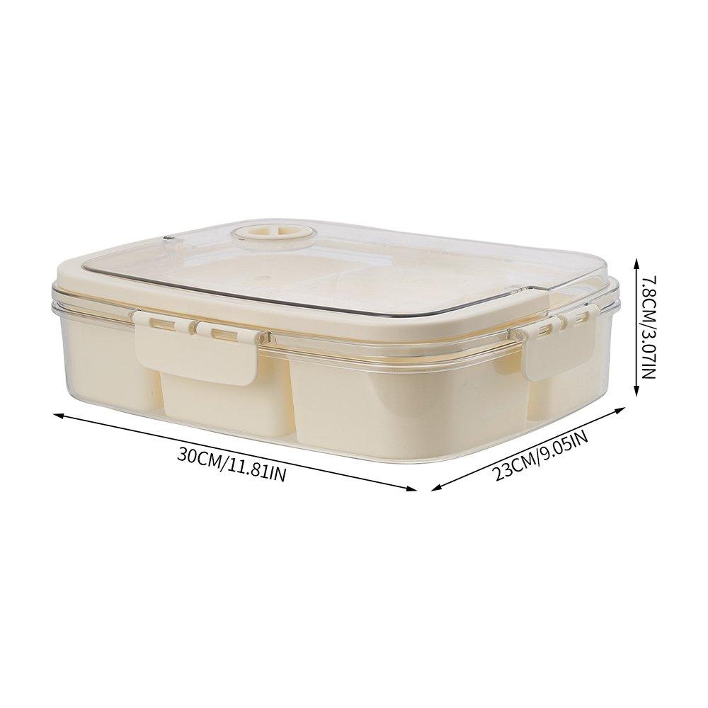 Cream1 - LIFE IDEAS - 2pcs Airtight Fridge Storage Container - 5