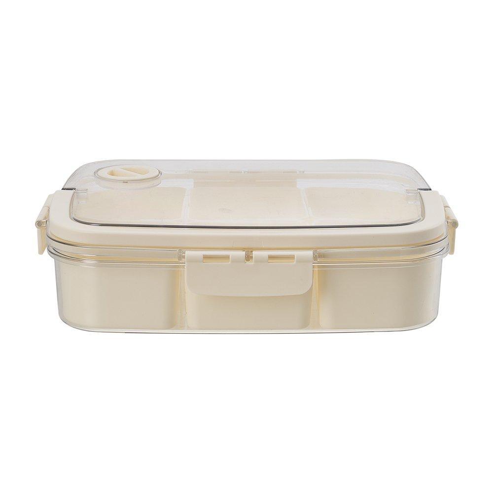 Cream1 - LIFE IDEAS - 2pcs Airtight Fridge Storage Container - 6