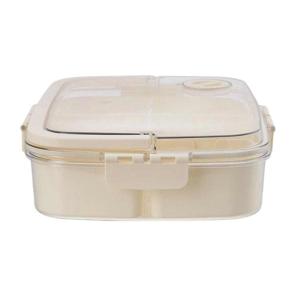 Cream1 - LIFE IDEAS - 2pcs Airtight Fridge Storage Container - 7