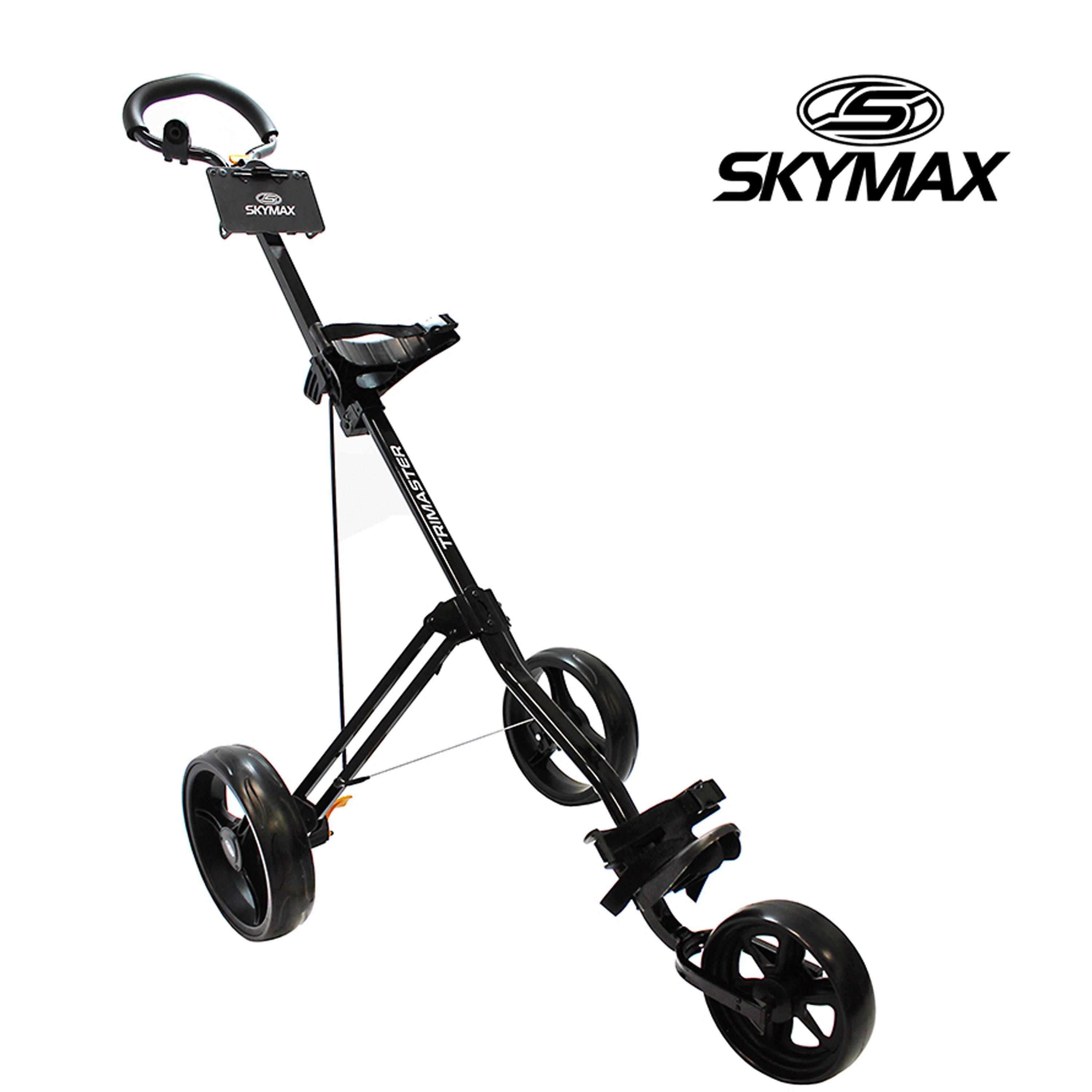 Black/Yellow - Skymax - Skymax Trimaster 3-Wheel Golf Trolley - 6
