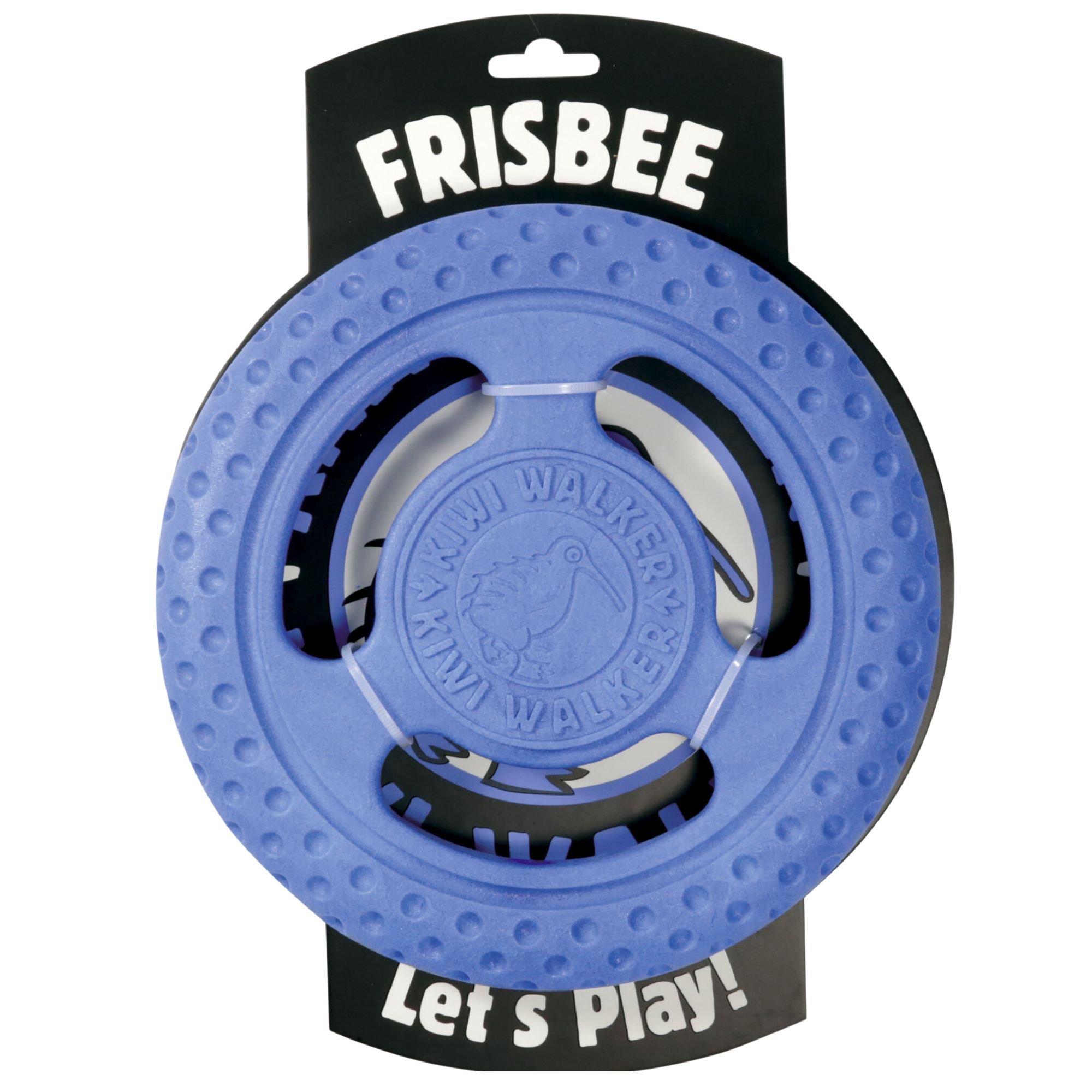 KIWI WALKER Blue Frisbee Dog Toy - 22 cm Diameter - Thermoplastic Rubber (TPR) - Image 4