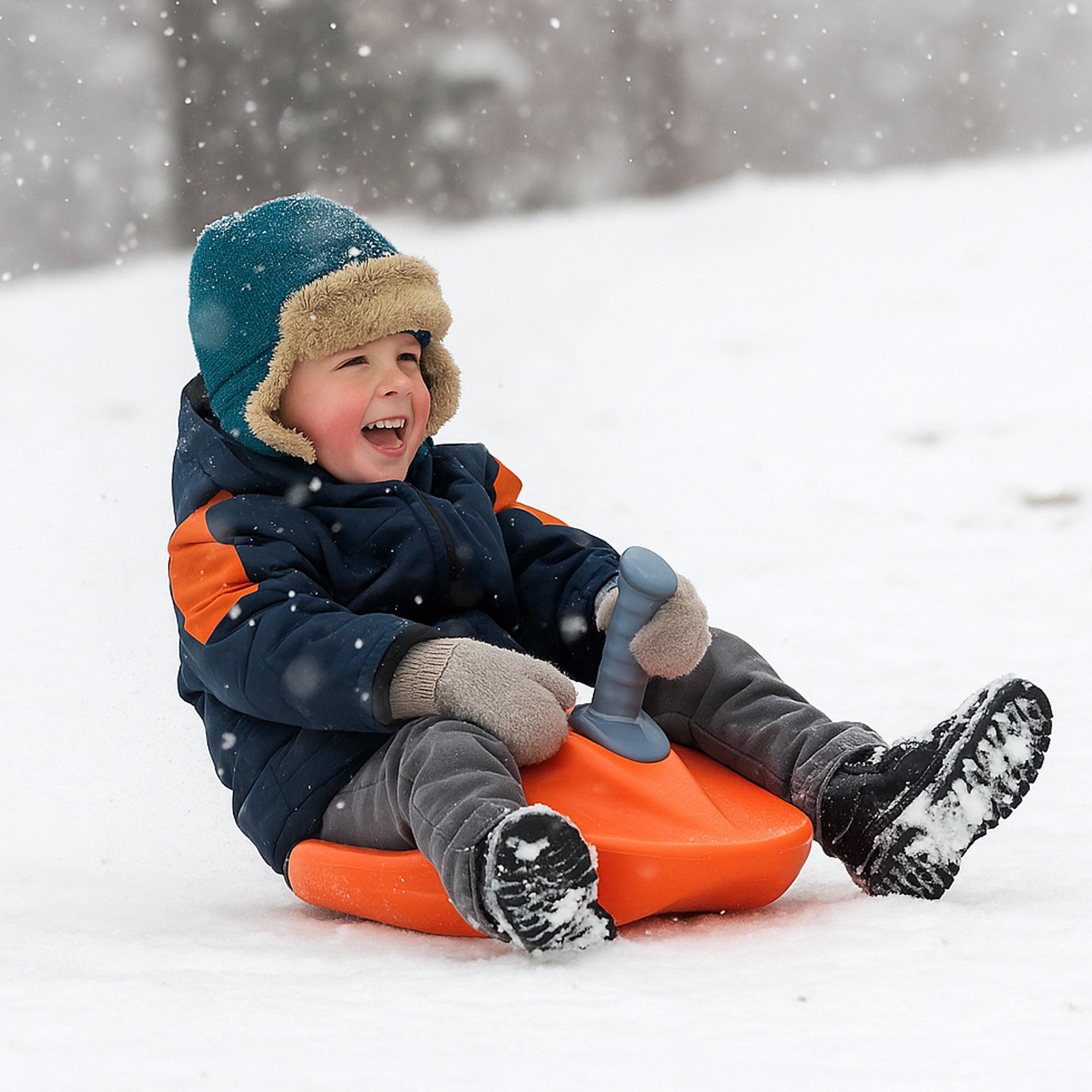 Orange - Snow-N-Go - Pilot Sledge - 2