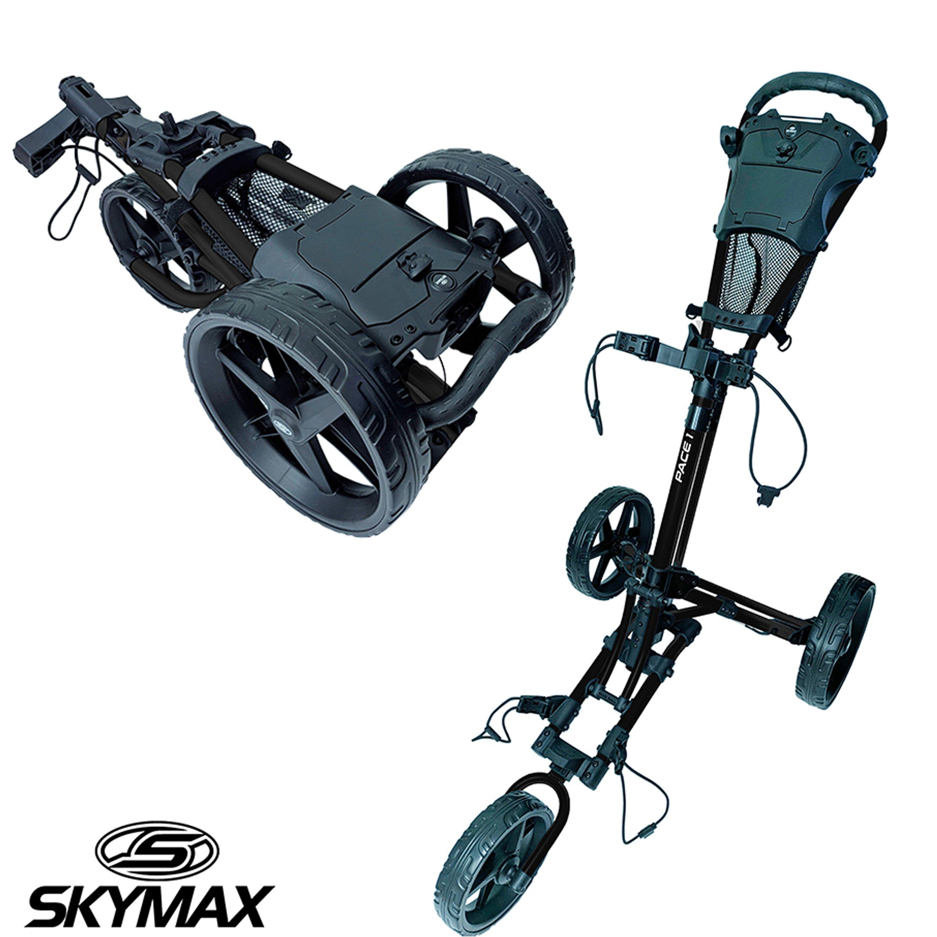 Black - Skymax - Skymax Pace 1 Push Cart - 1