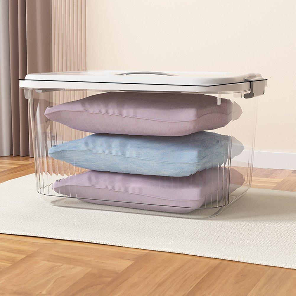White - LIFE IDEAS - 2pcs Storage Box with Lid - 11