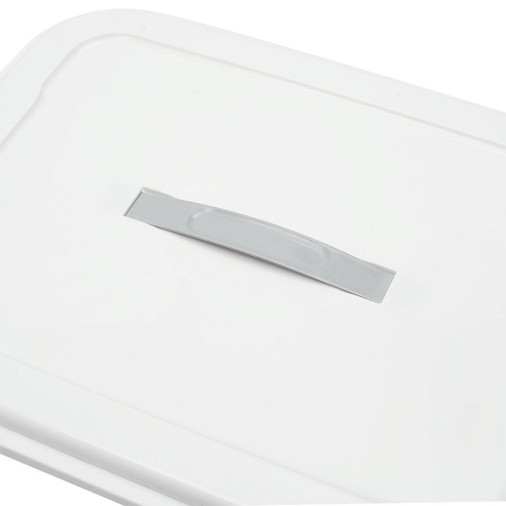 White - LIFE IDEAS - 2pcs Storage Box with Lid - 9