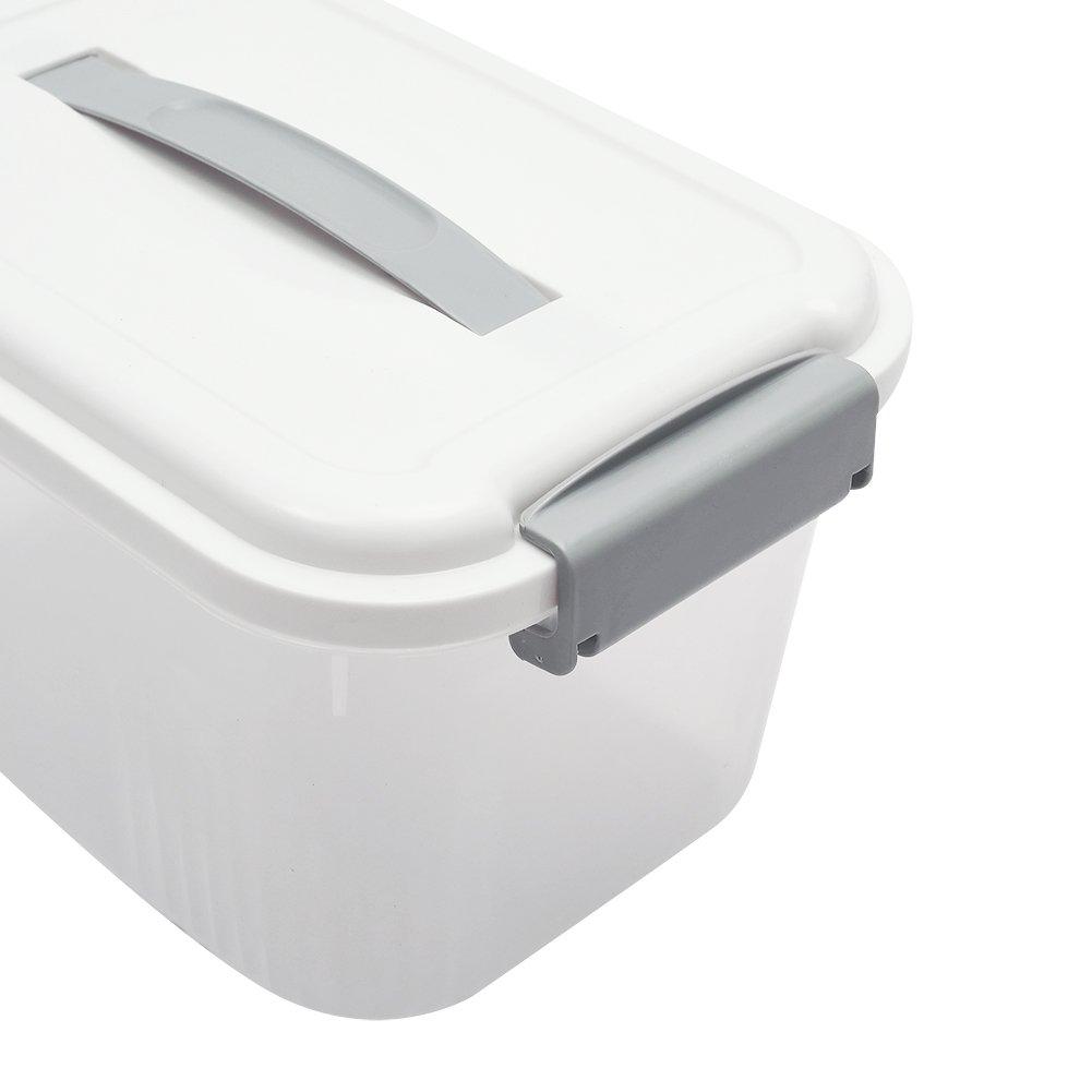 White - LIFE IDEAS - 2pcs Storage Box with Lid - 10