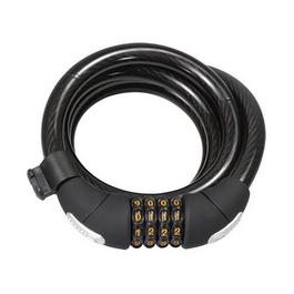 Serfas 6m x 15mm Coiled Combination Cable Lock w/Bracket