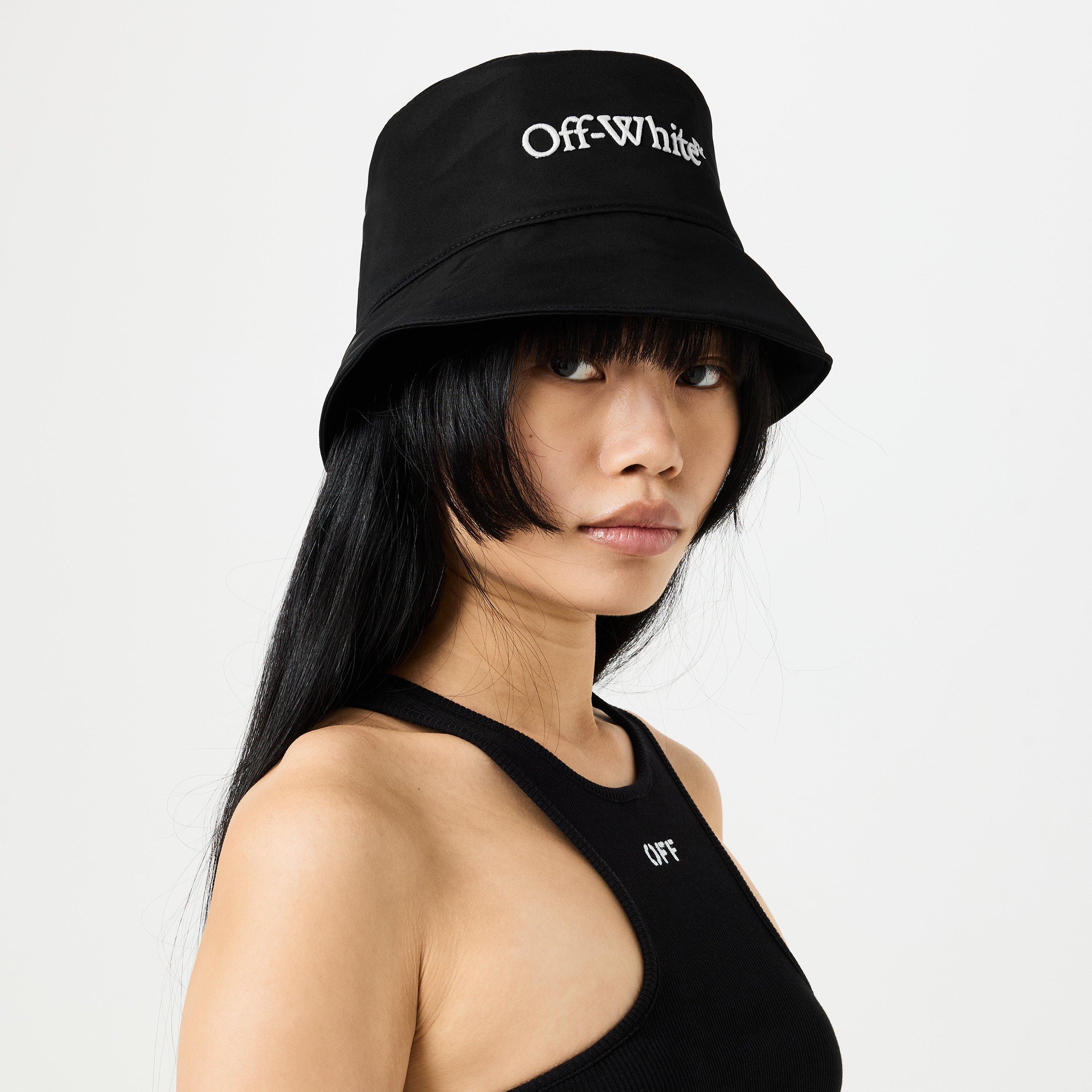 Black White - Off White - Women's NY Logo Bucket Hat, Distinctive - 2