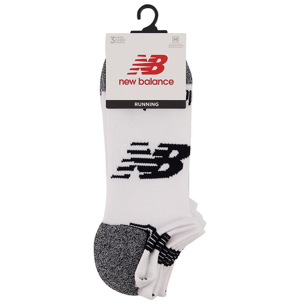 White - New Balance - No Show Run Sock 3 Pack - 2