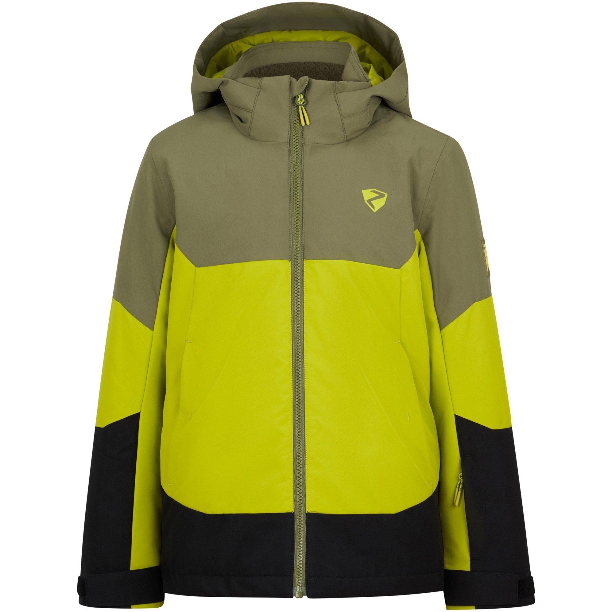 Ziener Kids' Agimo Ski Jacket - Green/Black