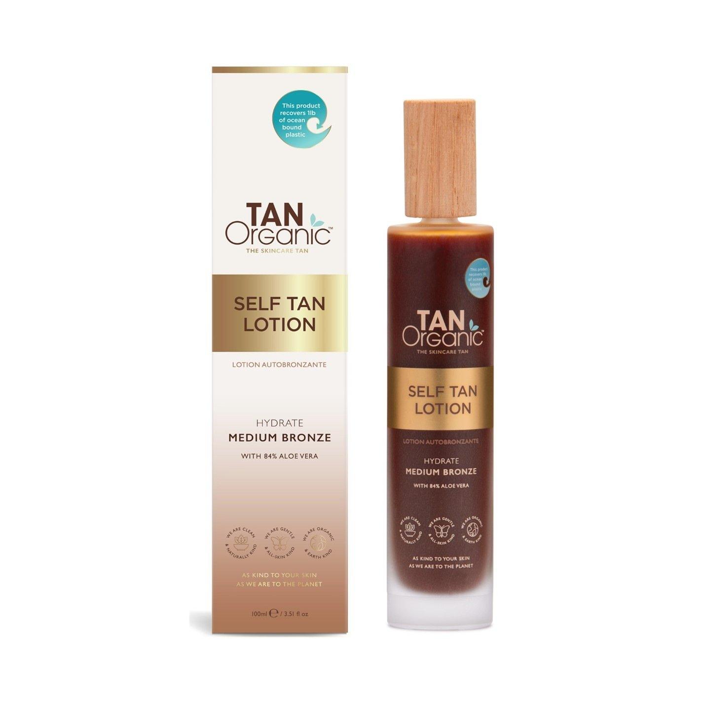 None - TanOrganic - TanOrganic Self Tan Lotion 100ml Medium Bronze - 3