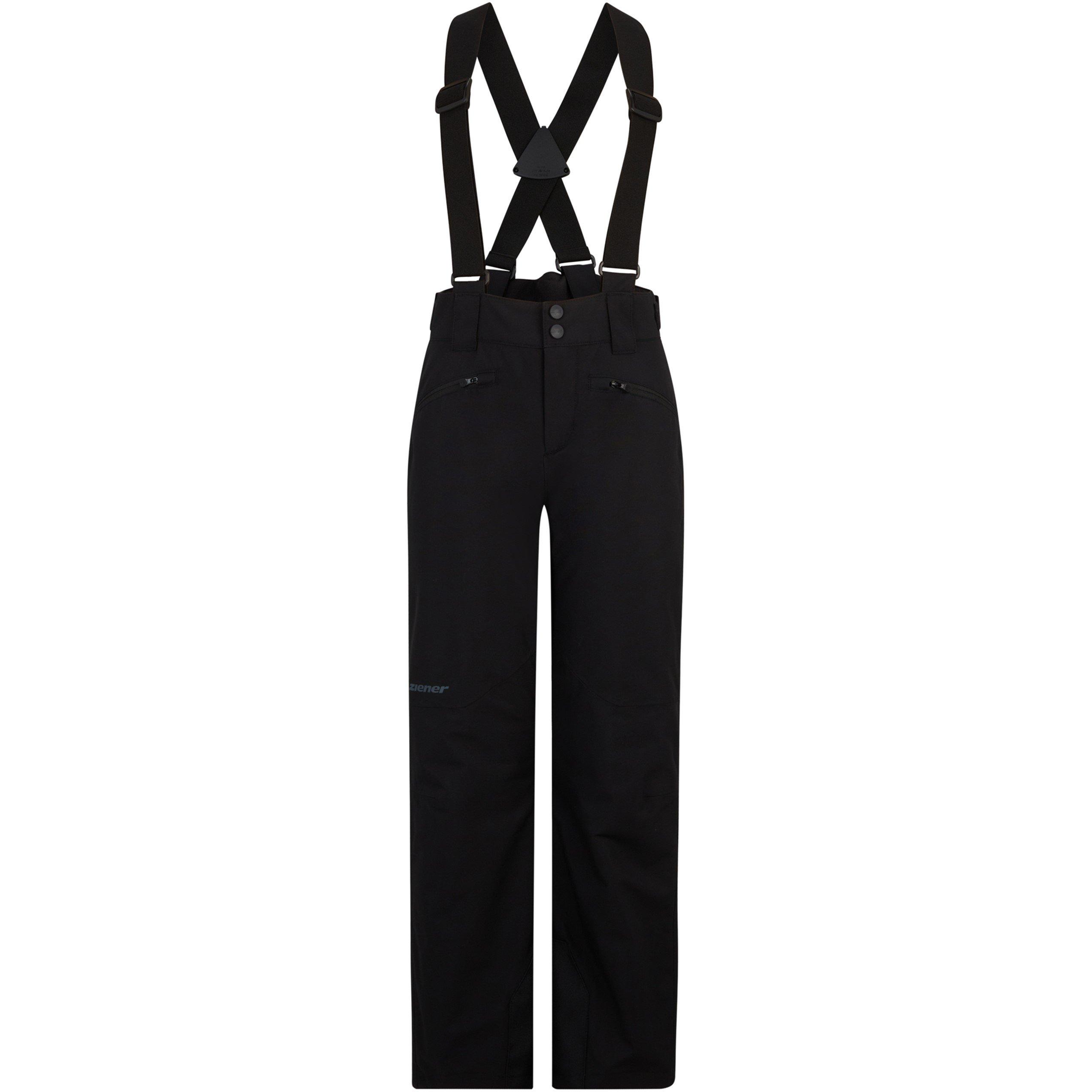 Ziener Kids' Axi Ski Trousers - Black