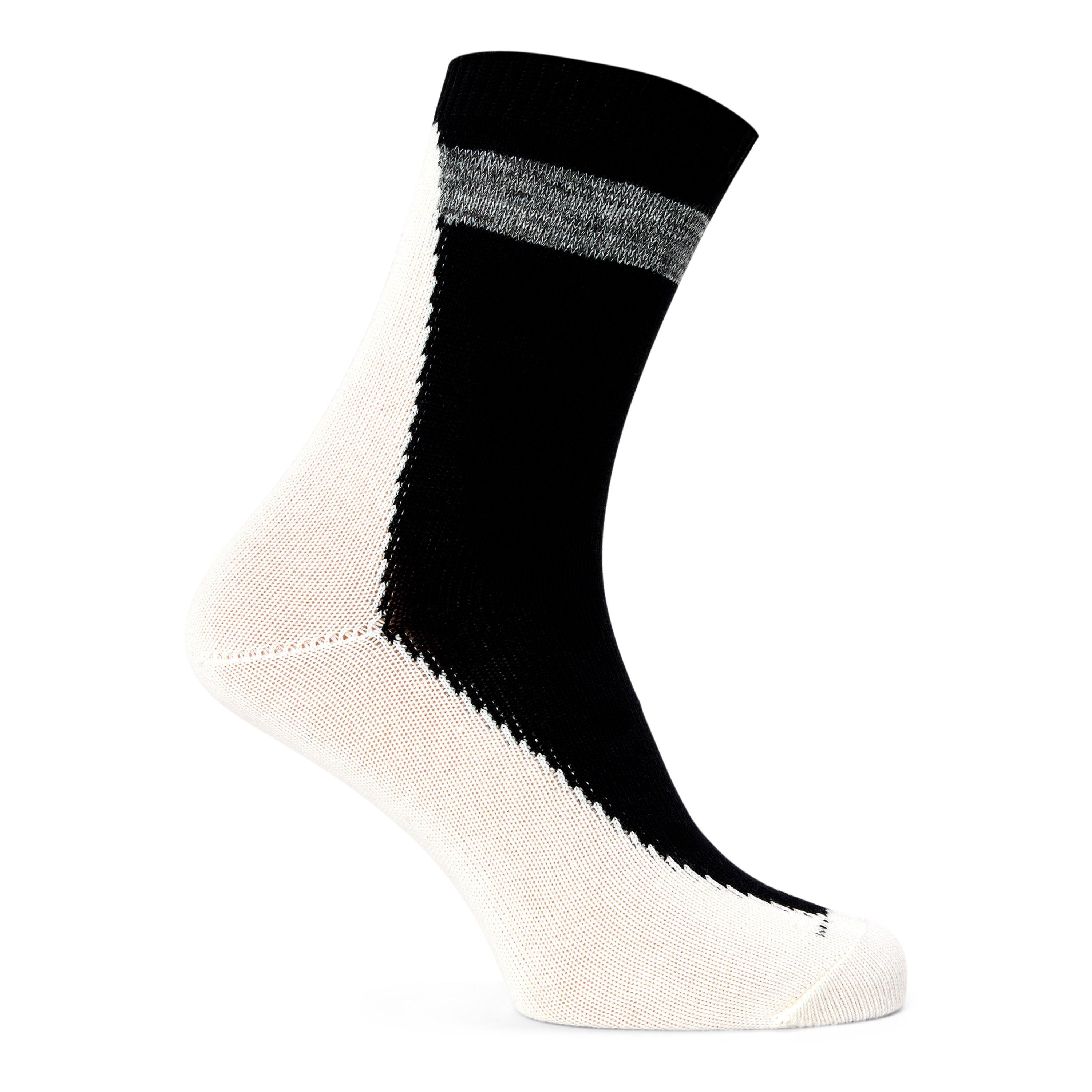 BLACK AND WHITE - Unknown - NA INTARSIA REINFORCE HEE - 1
