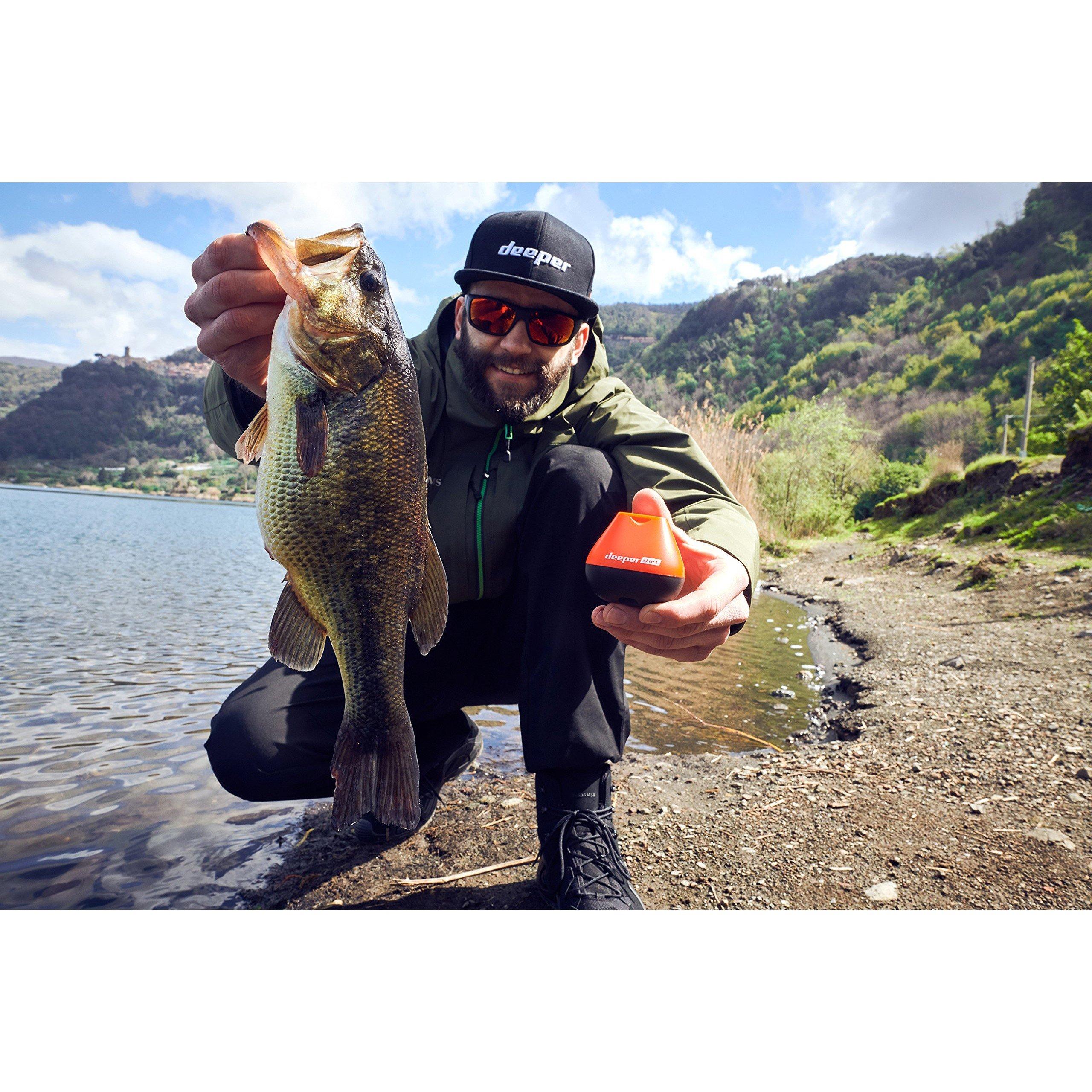 Orange - Deeper - START Fish Finder - 5