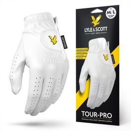 Lyle and Scott Golf Cabretta Leather Golf Glove - Left Hand