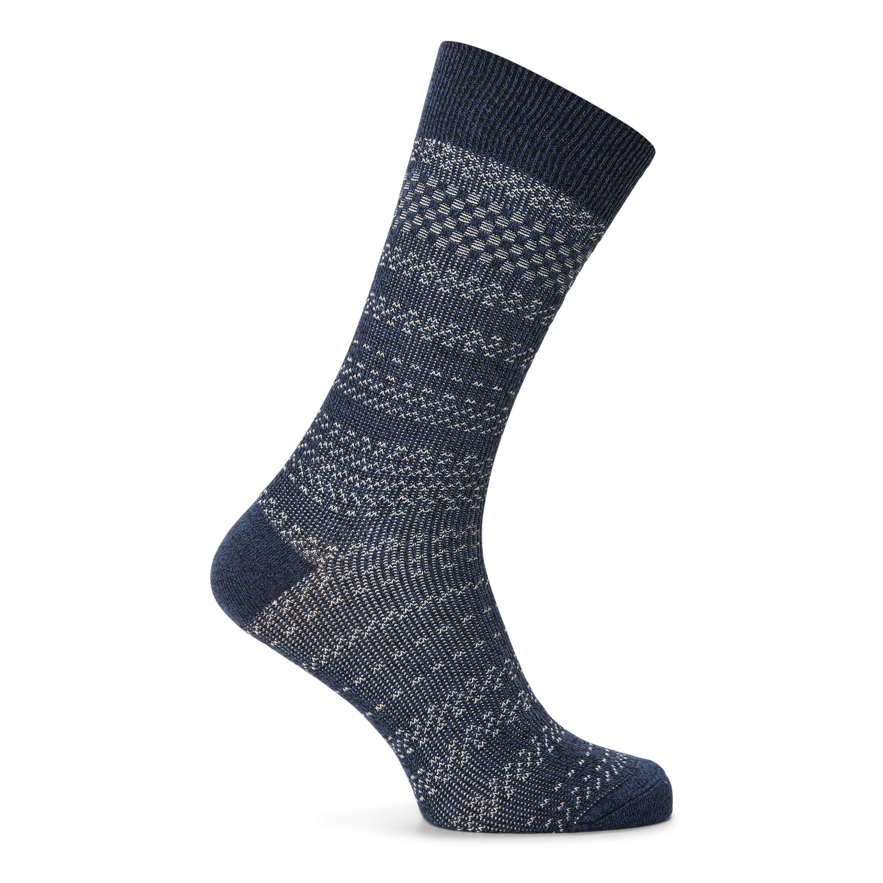 NAVY AND OTHER - Unknown - NA CHECK WOVEN BAND KNIT - 1