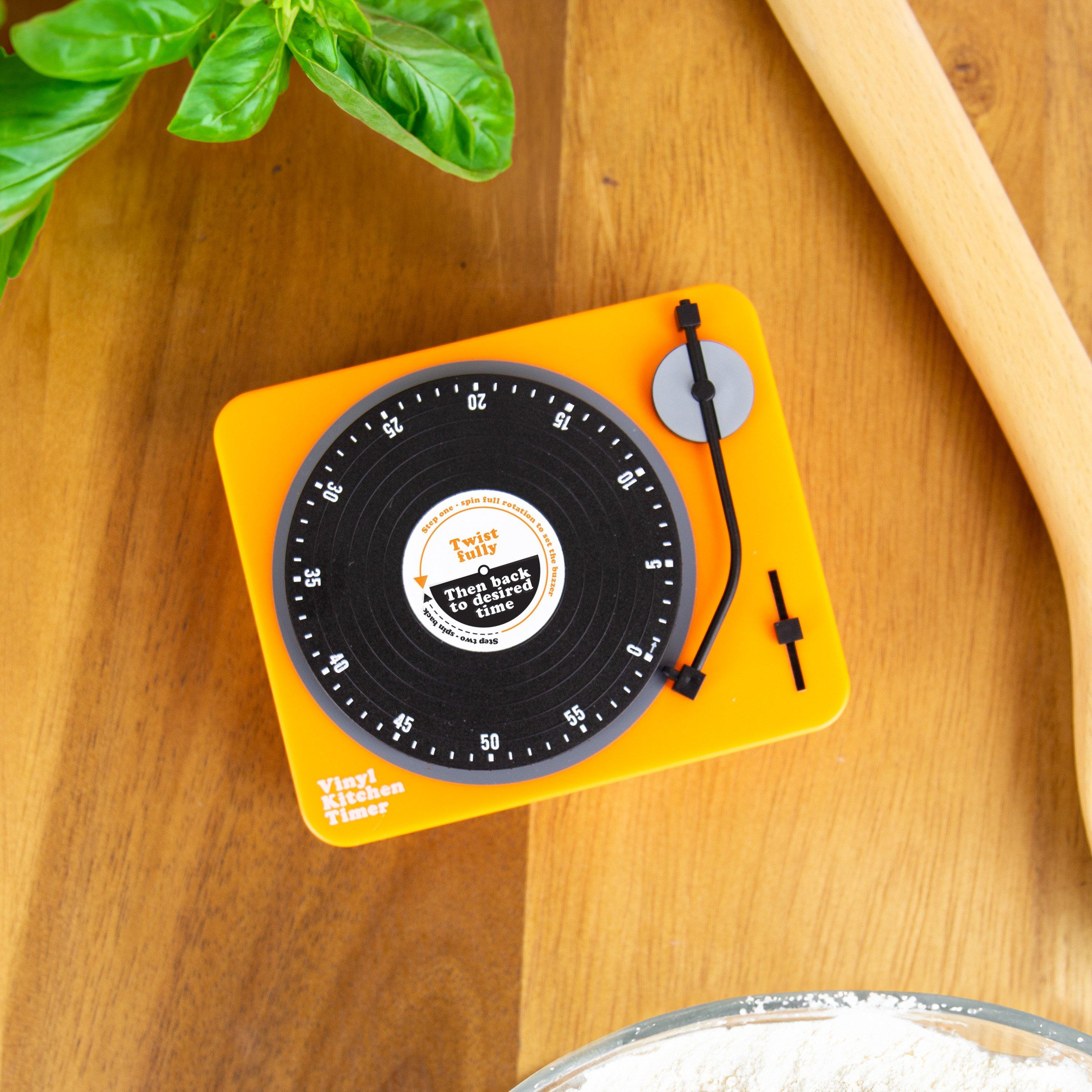 White - Gift Republic - Vinyl Kitchen timer - 1