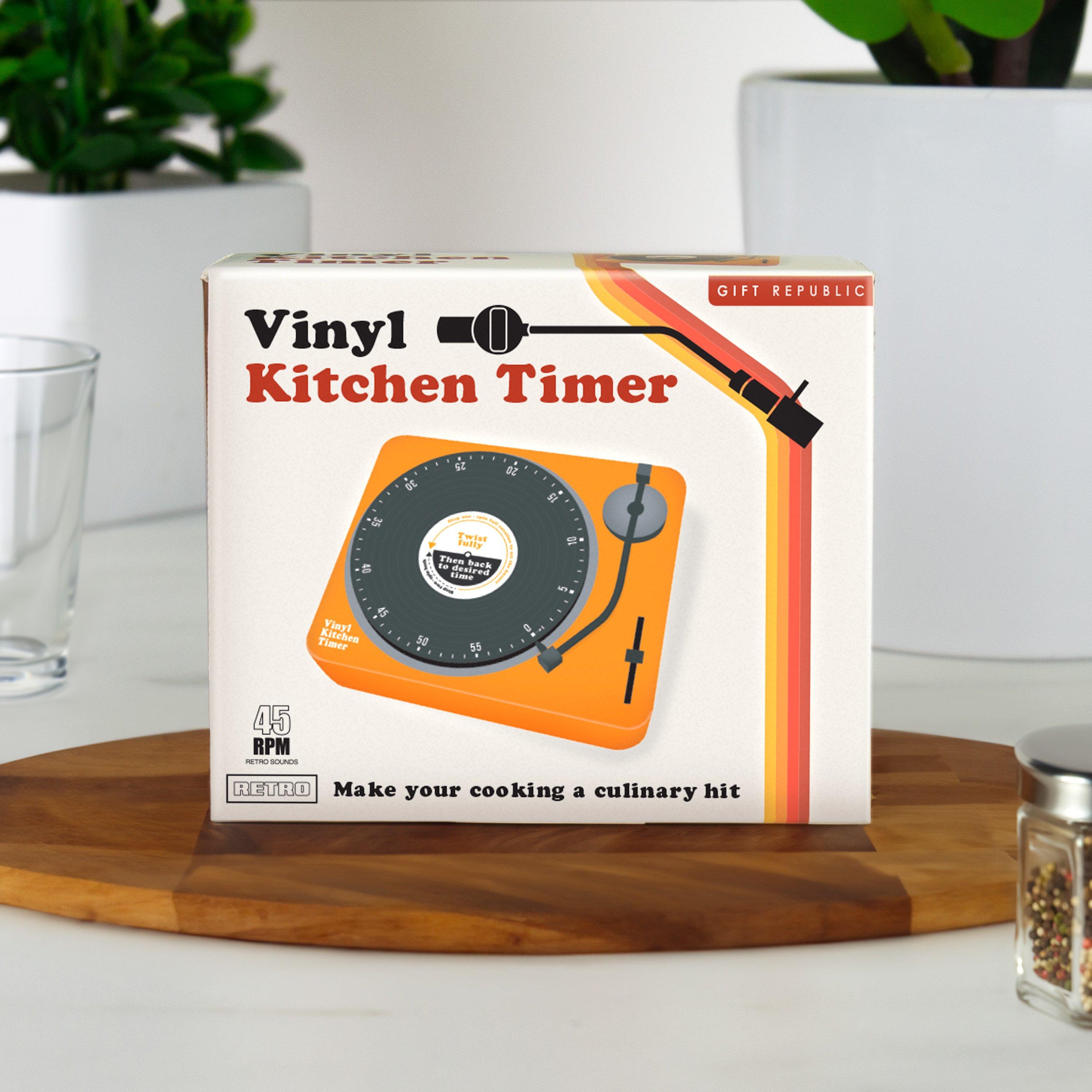 White - Gift Republic - Vinyl Kitchen timer - 3