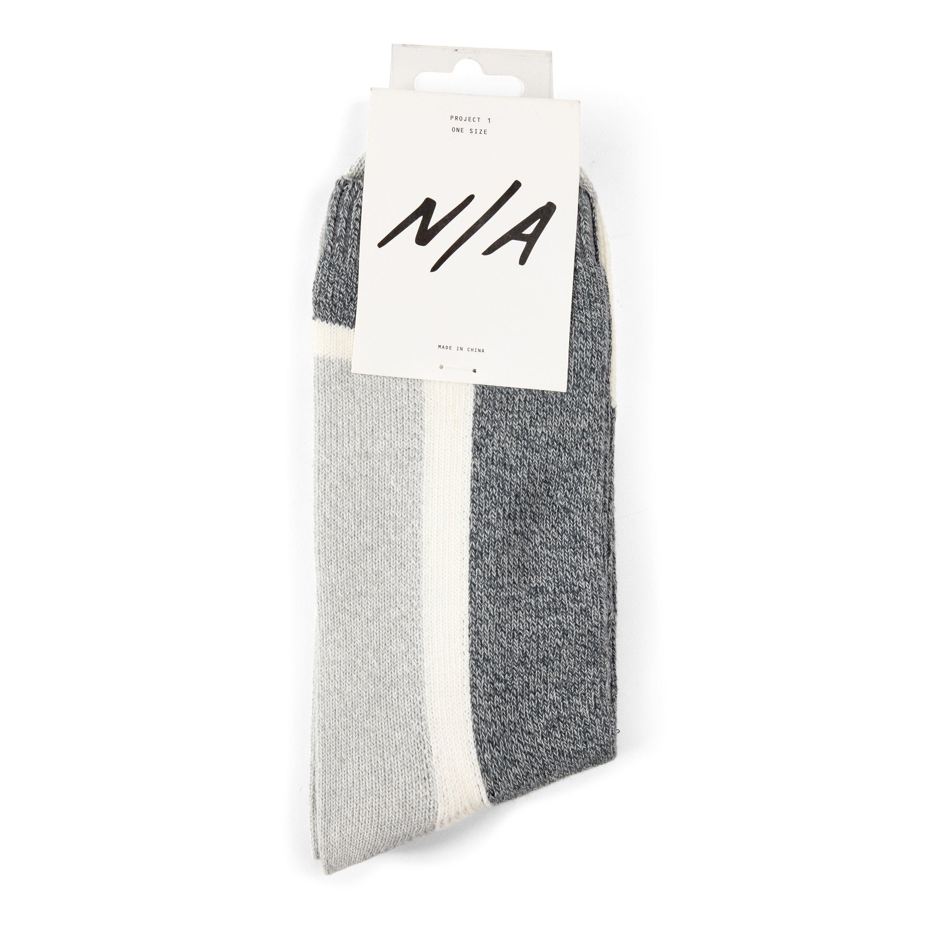 GREY AND OTHER - Unknown - NA INTARSIA HEEL TOE LIGH - 2