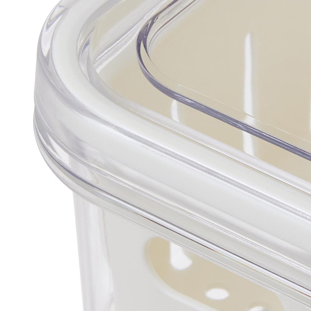 White2 - LIFE IDEAS - 2pcs Fridge Storage Container with Lid - 11