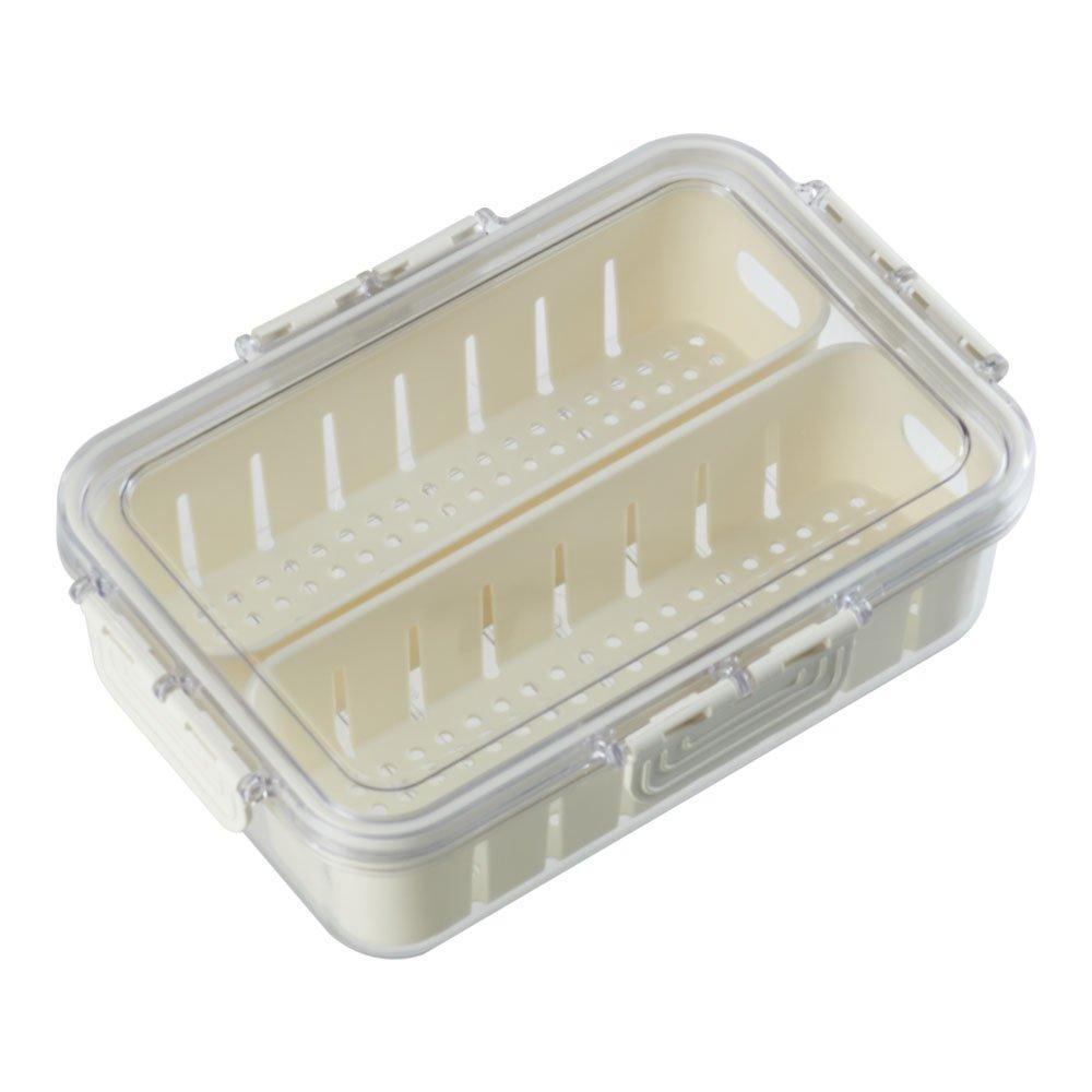 White1 - LIFE IDEAS - 2pcs Fridge Storage Container with Lid - 7