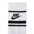 Blanc/Noir - Nike - Sportswear Dri-FIT Everyday Essential Crew Socks (3 Pairs) - 3