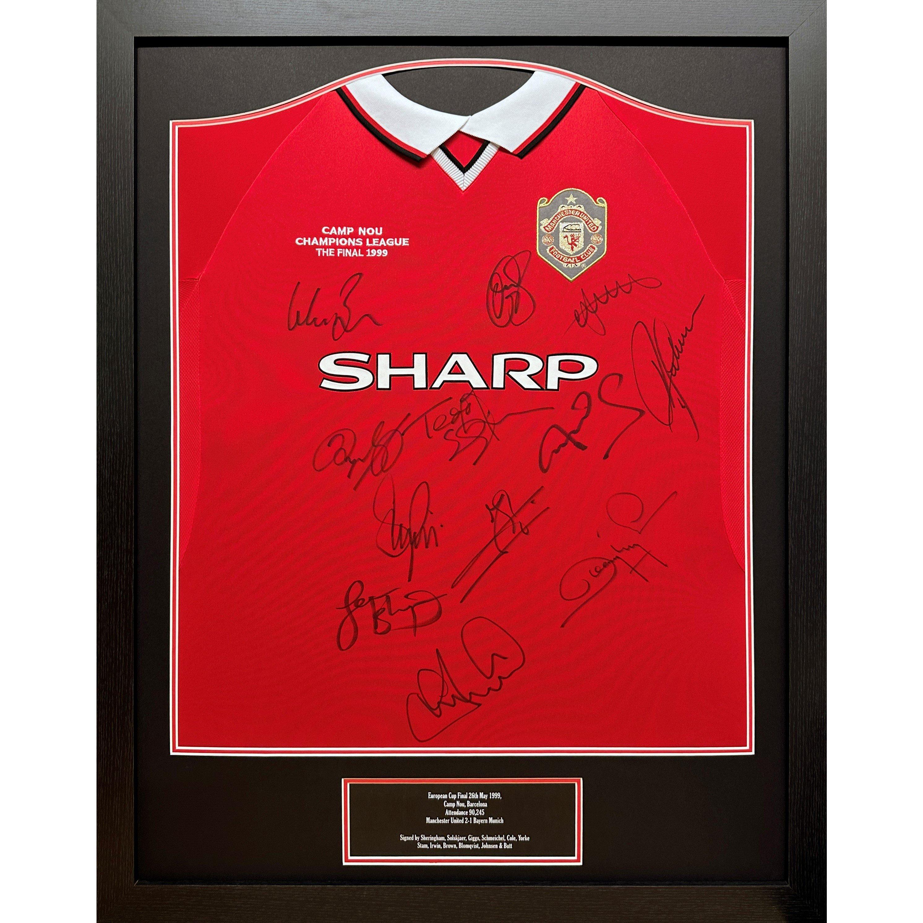 Red - AllStarSignings Ltd - Manchester United 1999 shirt signed x12 - 1