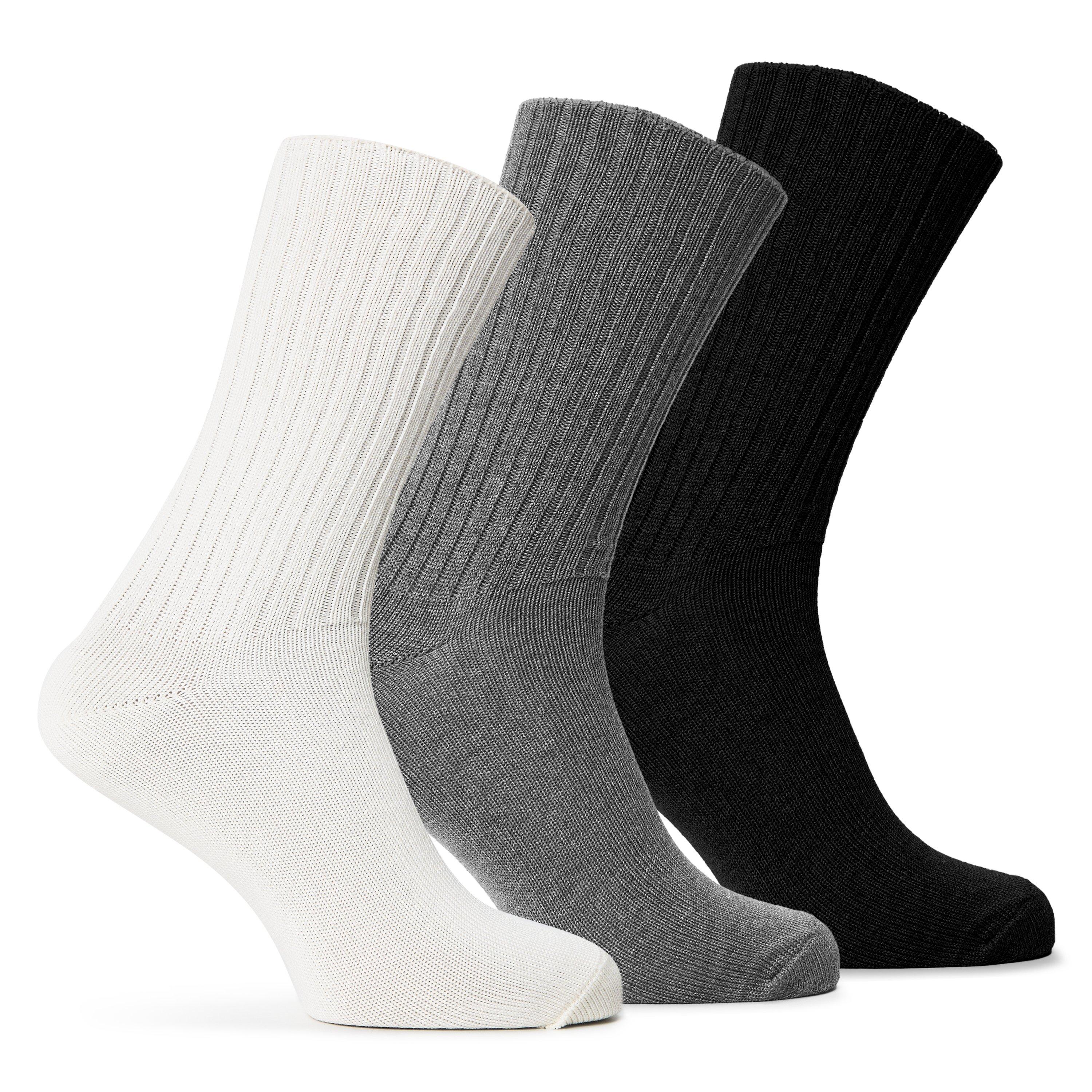 3 X COTTON TENNIS SOCKS