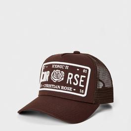 Christian Rose CR Iconic II Plate Trucker Cap