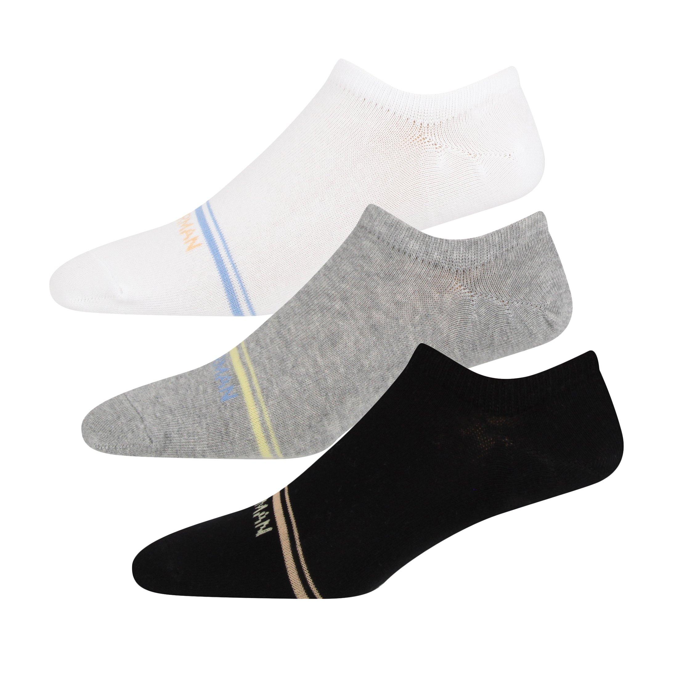 Gris/Blanc/Noir - Ben Sherman - Liner Invisible Socks - 1