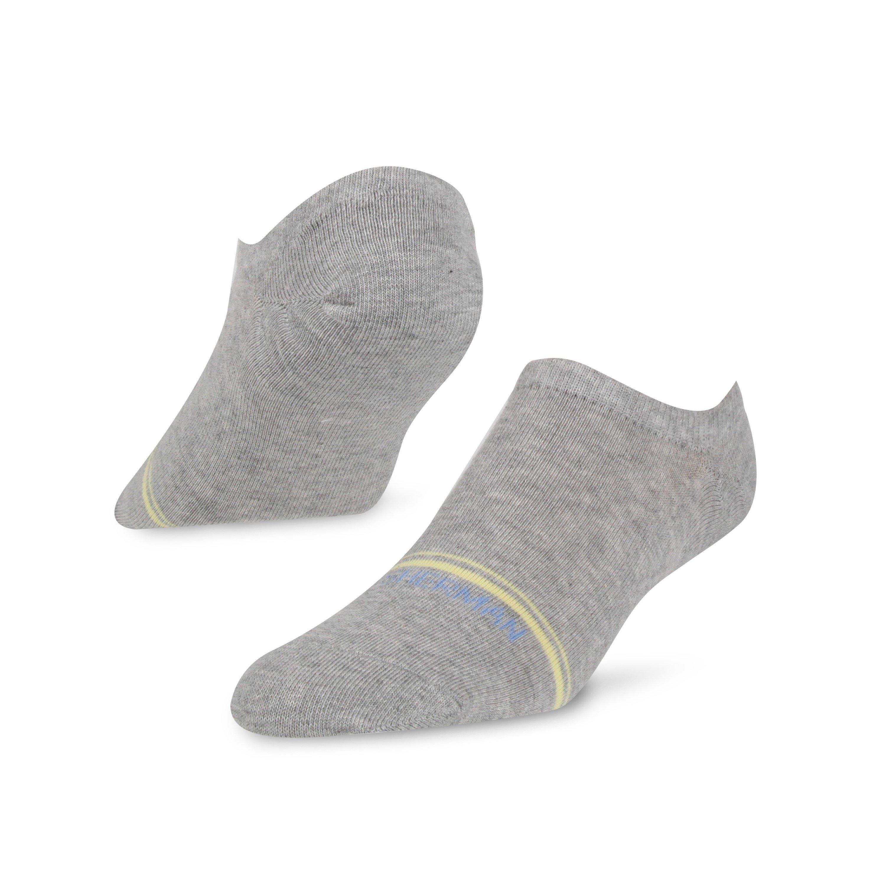 Gris/Blanc/Noir - Ben Sherman - Liner Invisible Socks - 5