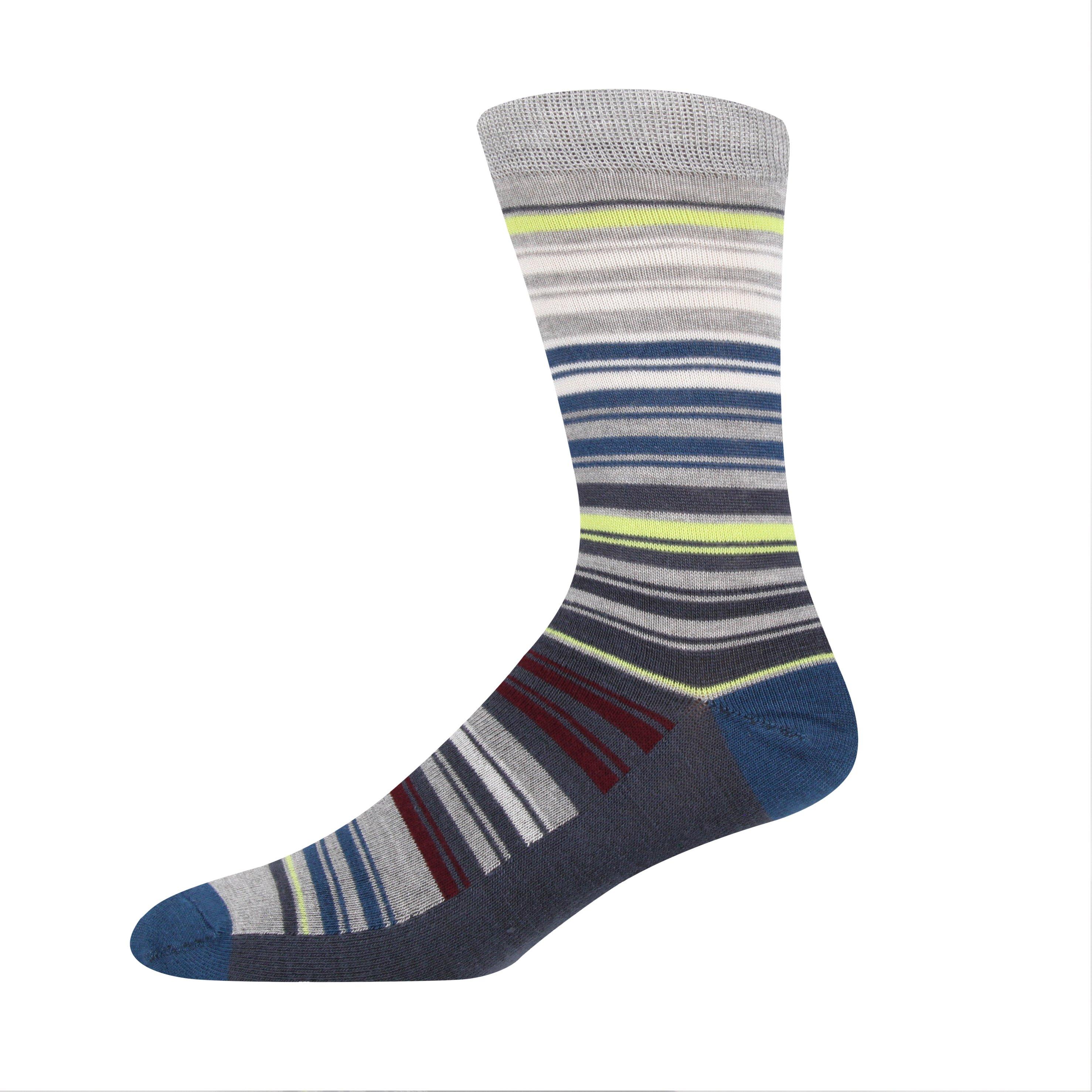 Blue/Stripe/Spt - Ben Sherman - Flonne Crew Socks - 2