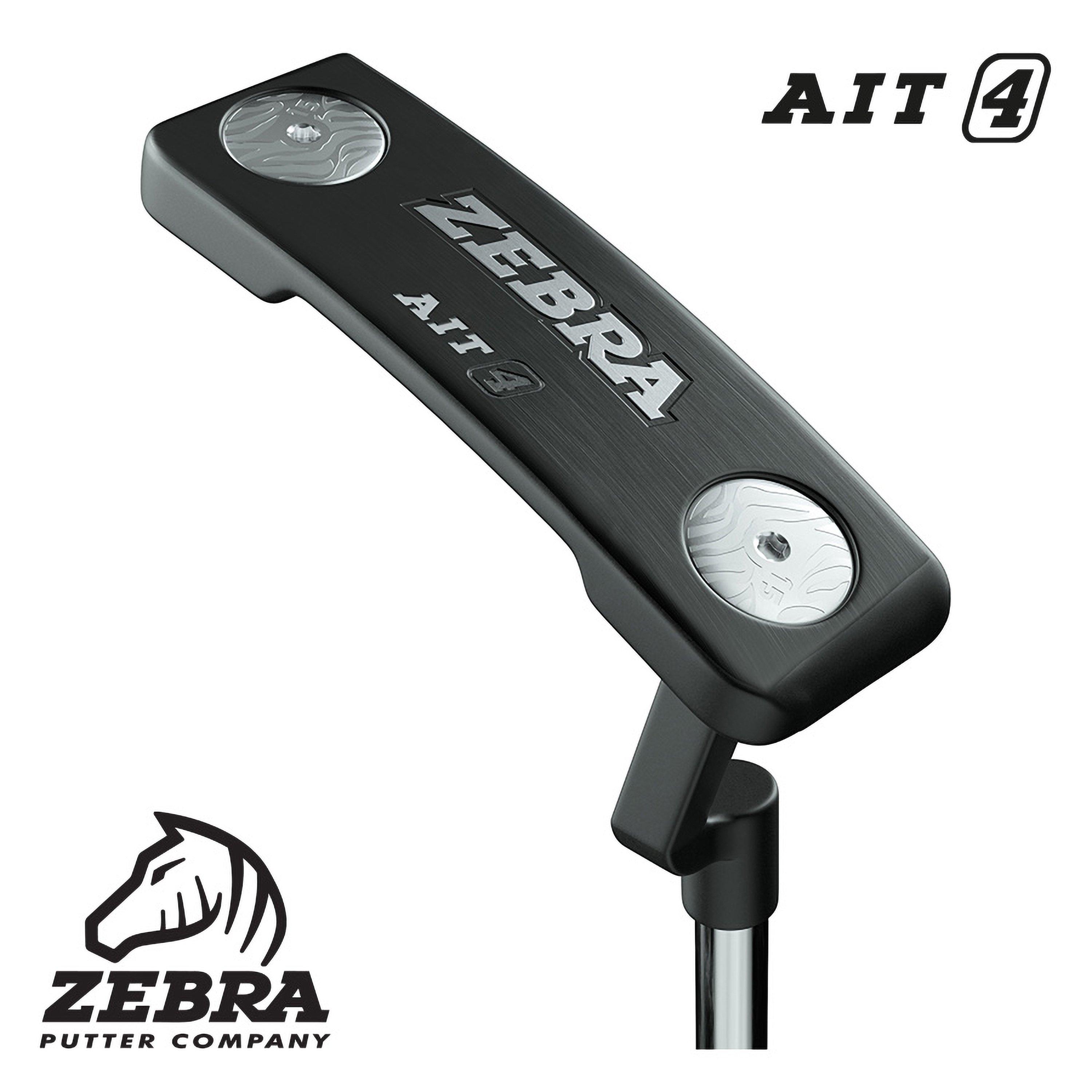 Zebra  Ait4 Right Handed Putter - Black - 34in