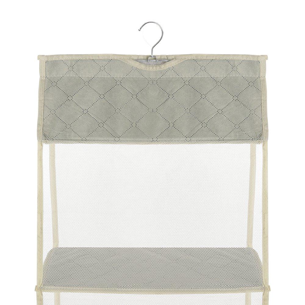 Beige2 - LIFE IDEAS - 3pcs Hanging Handbag Purse Storage Organizer - 5