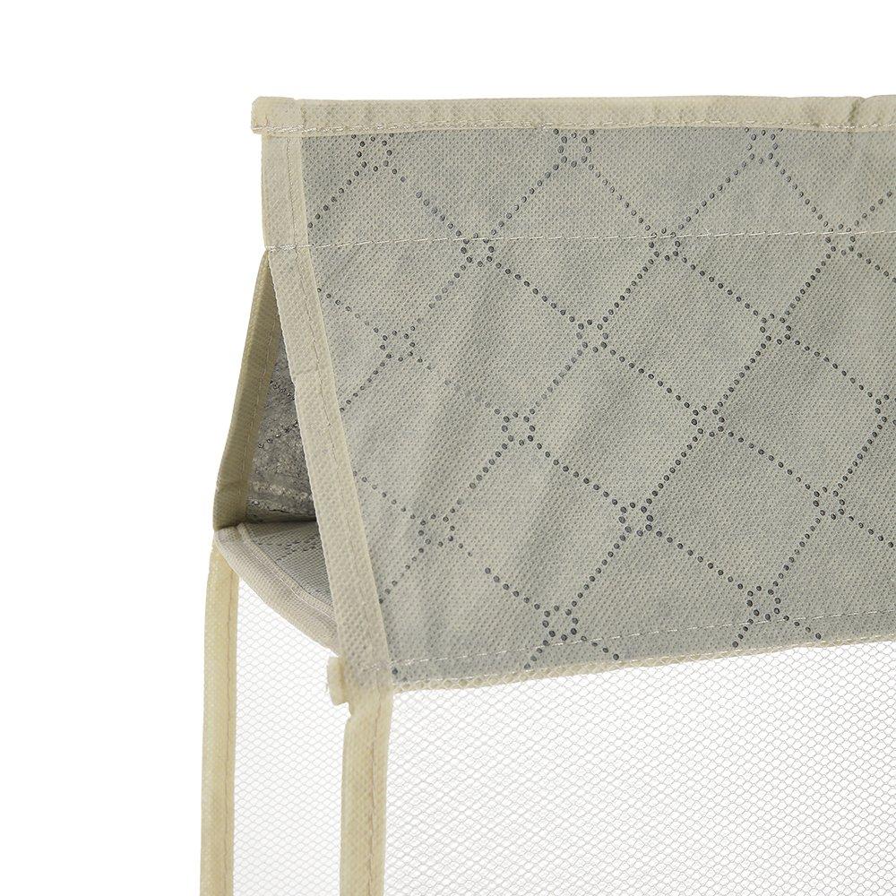 Beige2 - LIFE IDEAS - 3pcs Hanging Handbag Purse Storage Organizer - 6