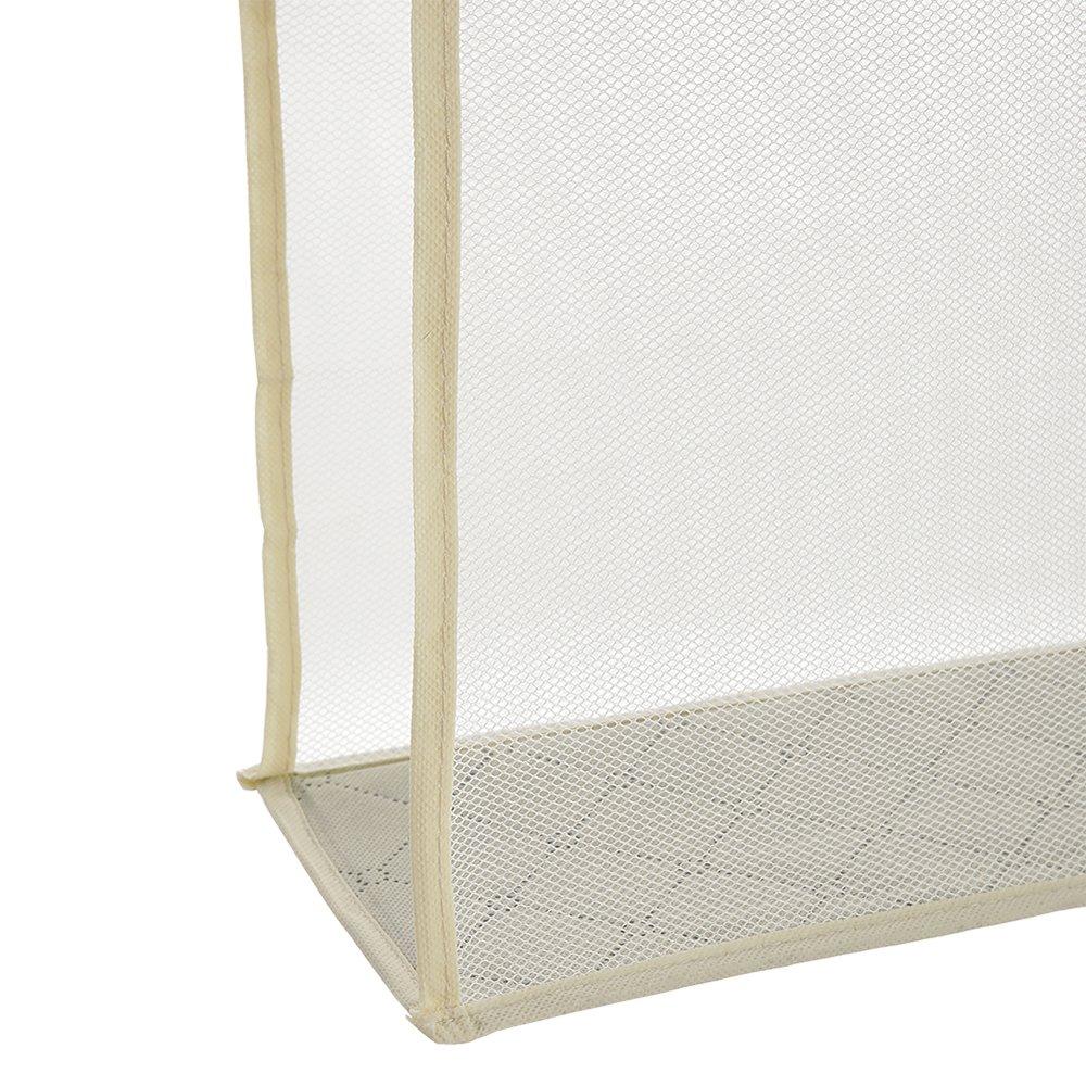 Beige1 - LIFE IDEAS - 3pcs Hanging Handbag Purse Storage Organizer - 7