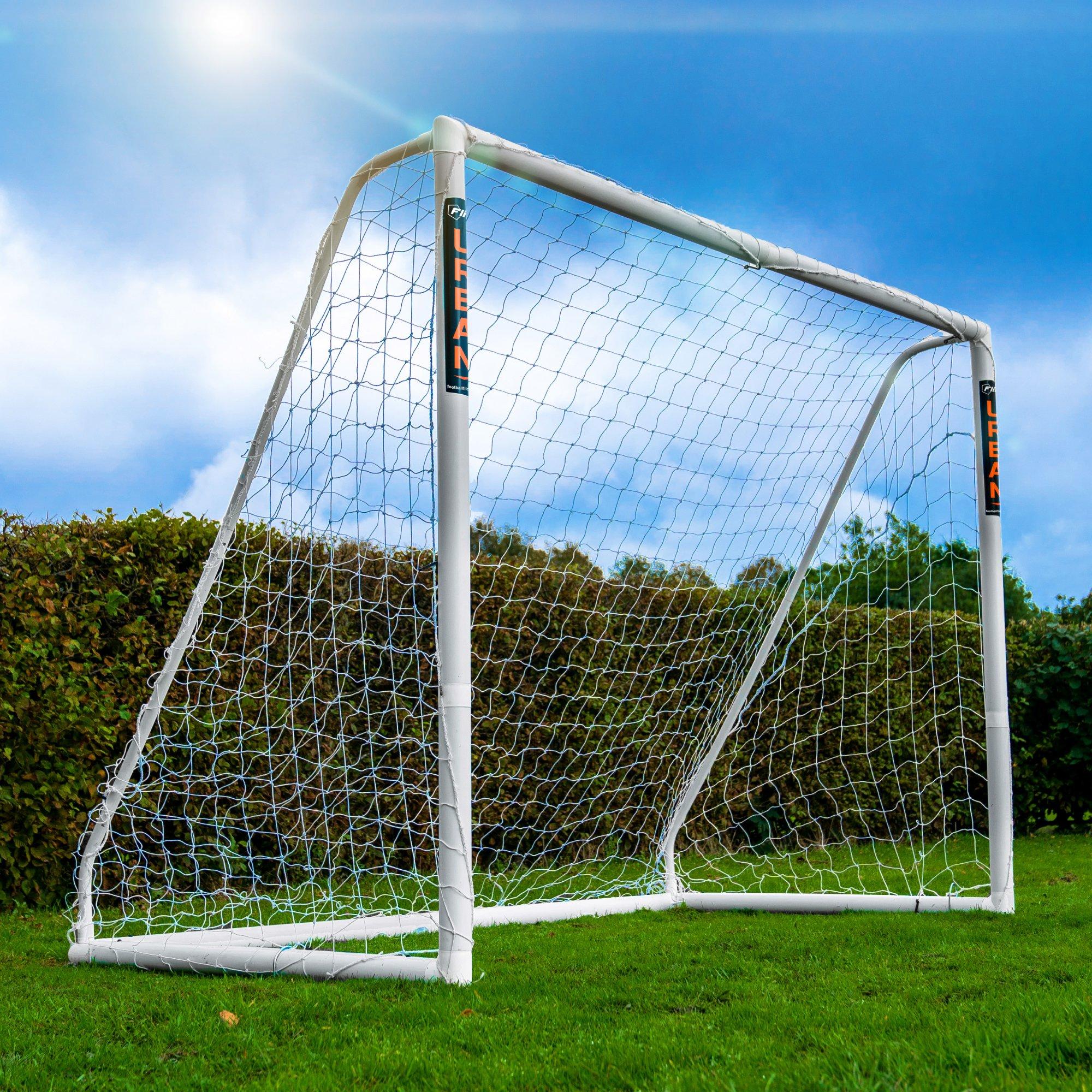 Football Flick  Urban Upvc Football/Soccer Goal 8 X - White - Large