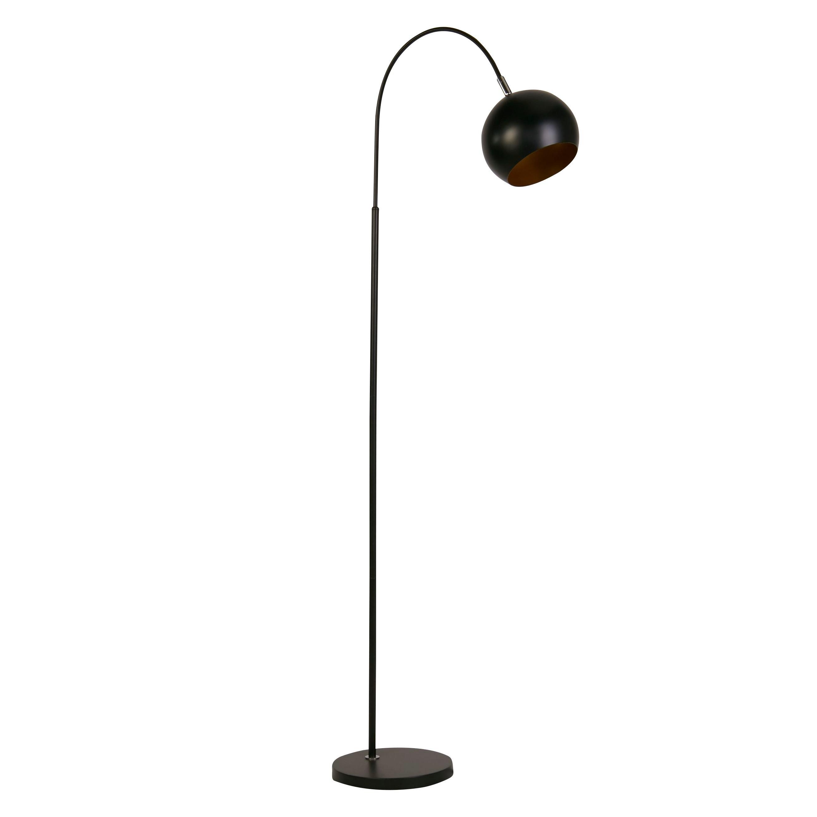 Black - Lighting Collection - Arlo Matt Black Floor Lamp - 3