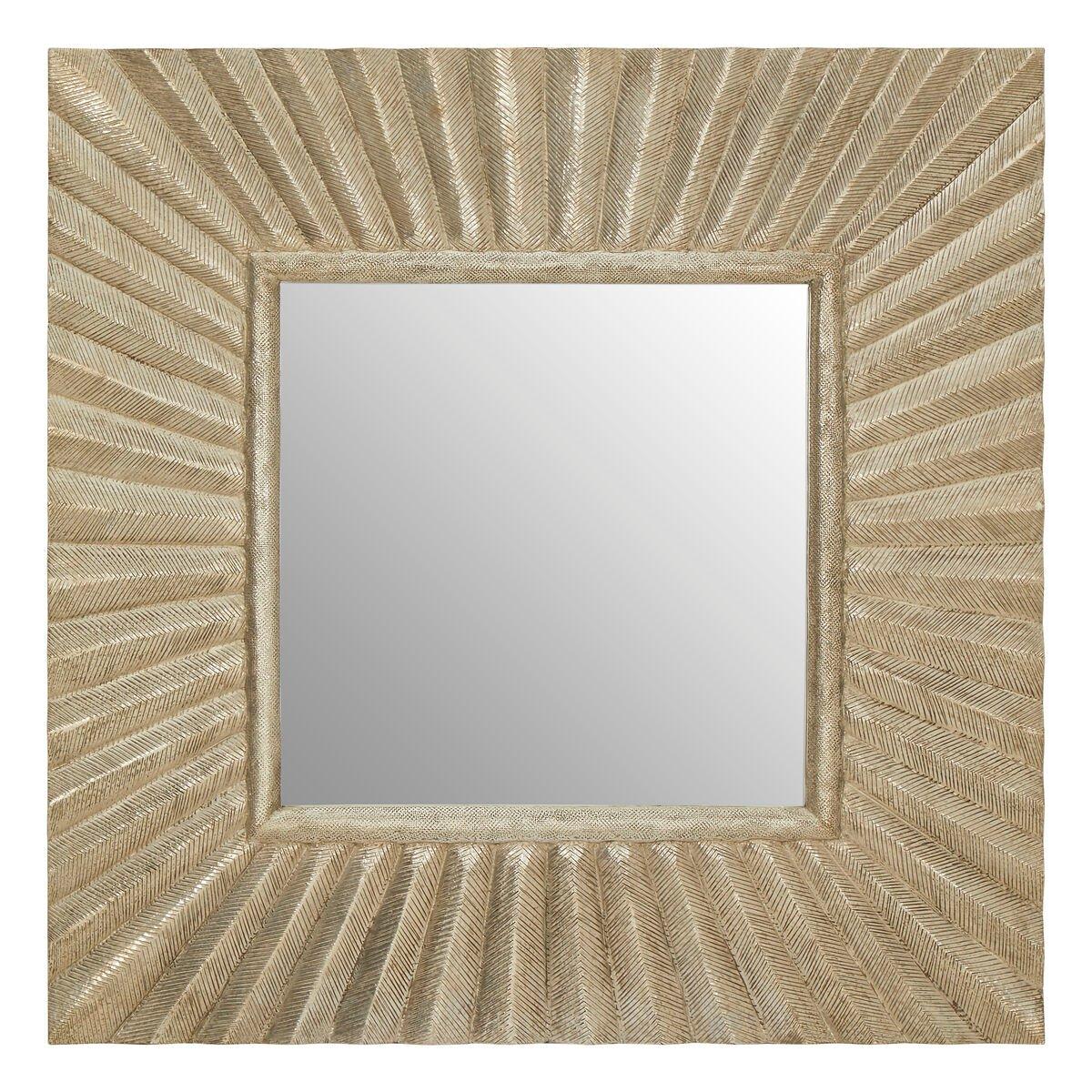 Fifty Five South  Fusion Square Wall Mirror - Silver