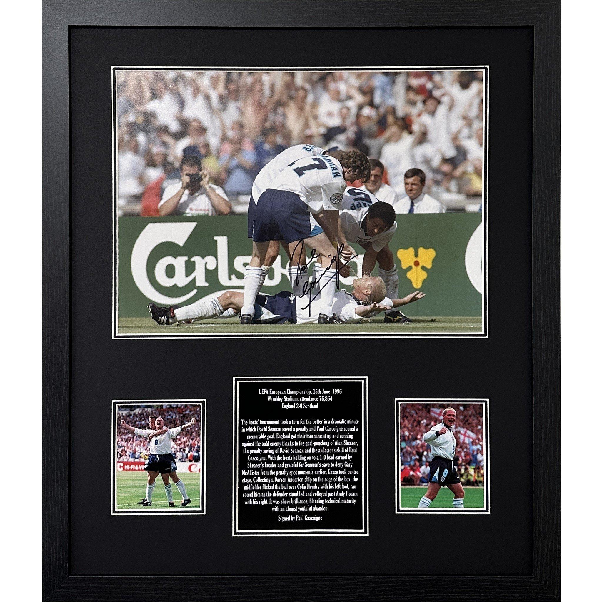 White - AllStarSignings Ltd - Paul Gascoigne signed Dentist Chair photo - 1