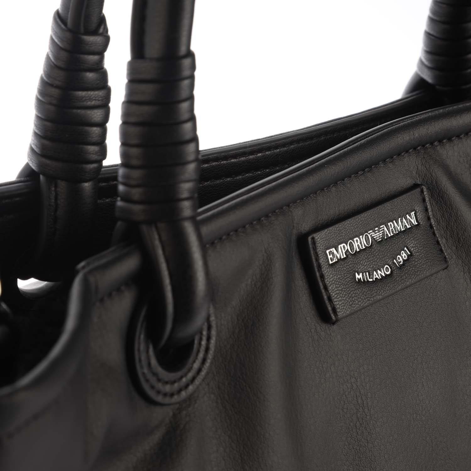 Black - Emporio Armani - Shopping Bag - 5