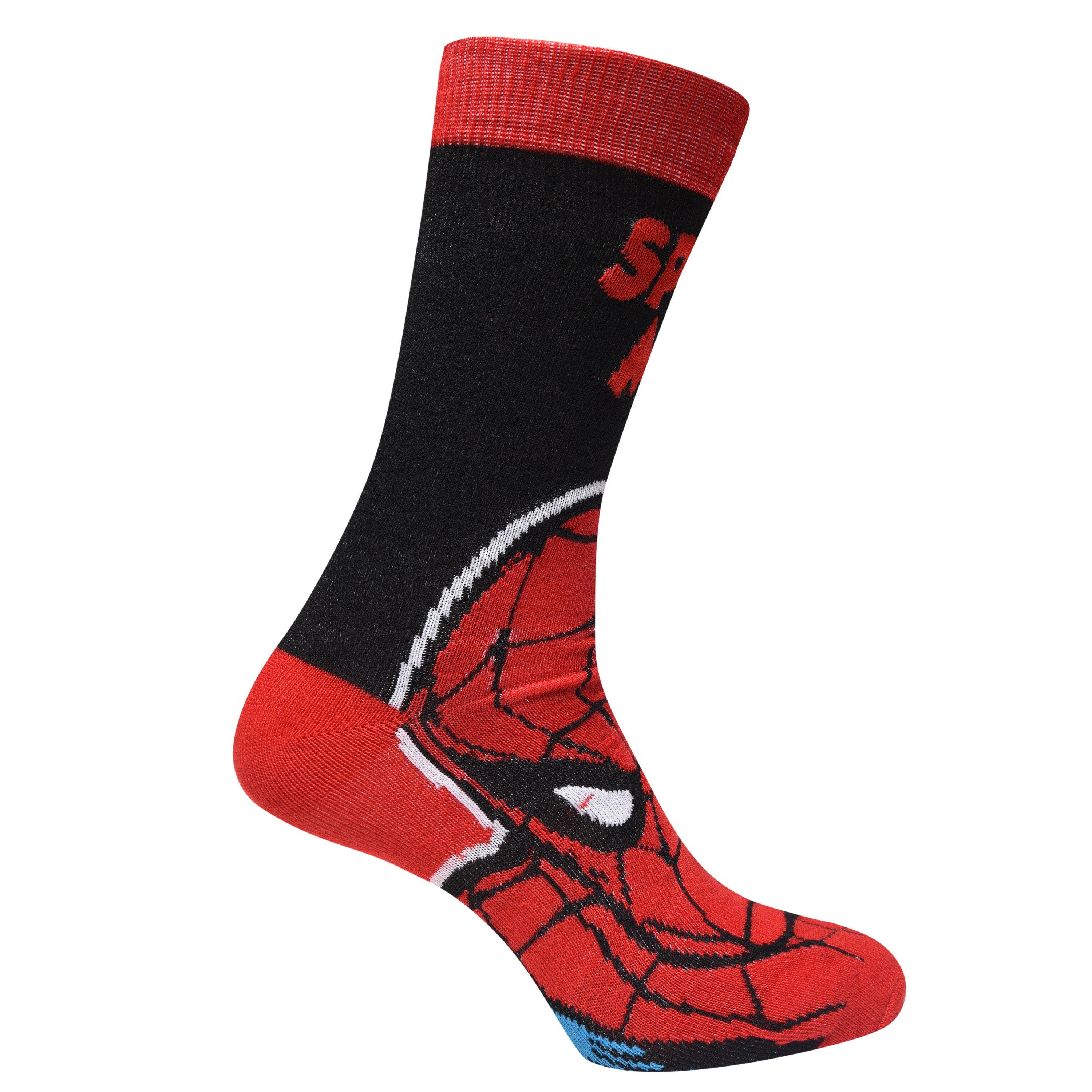Marvel - Character - Marvel 3 Pack Crew Socks Mens - 4